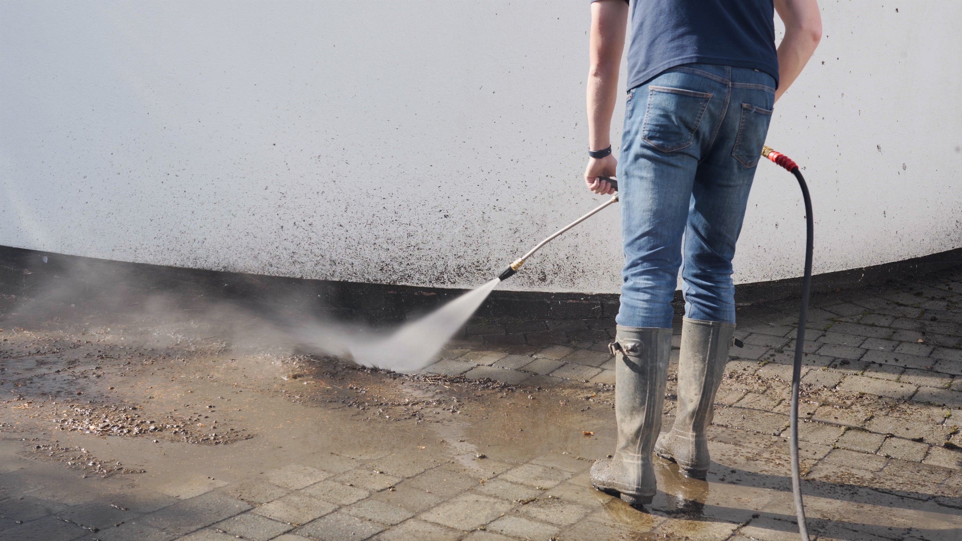 How can I increase the pressure on my pressure washer?