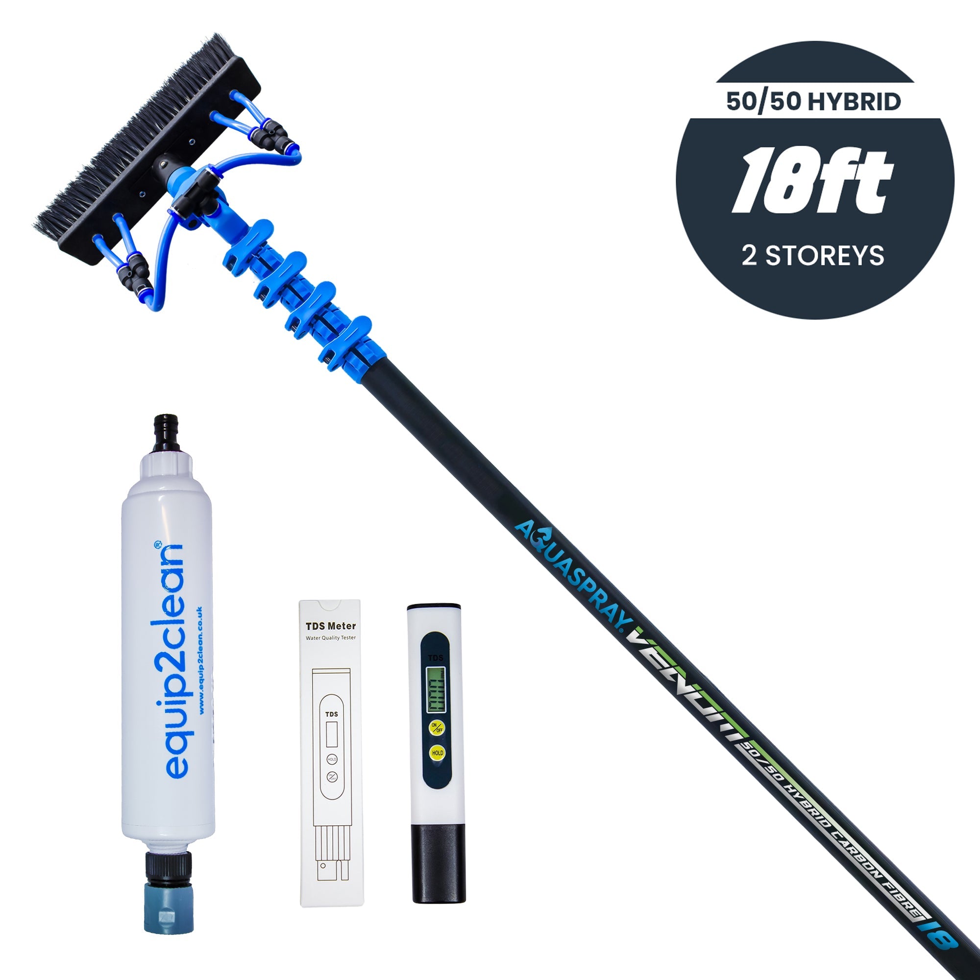 Window Cleaning Pole 30ft, Aquaspray Pole. 