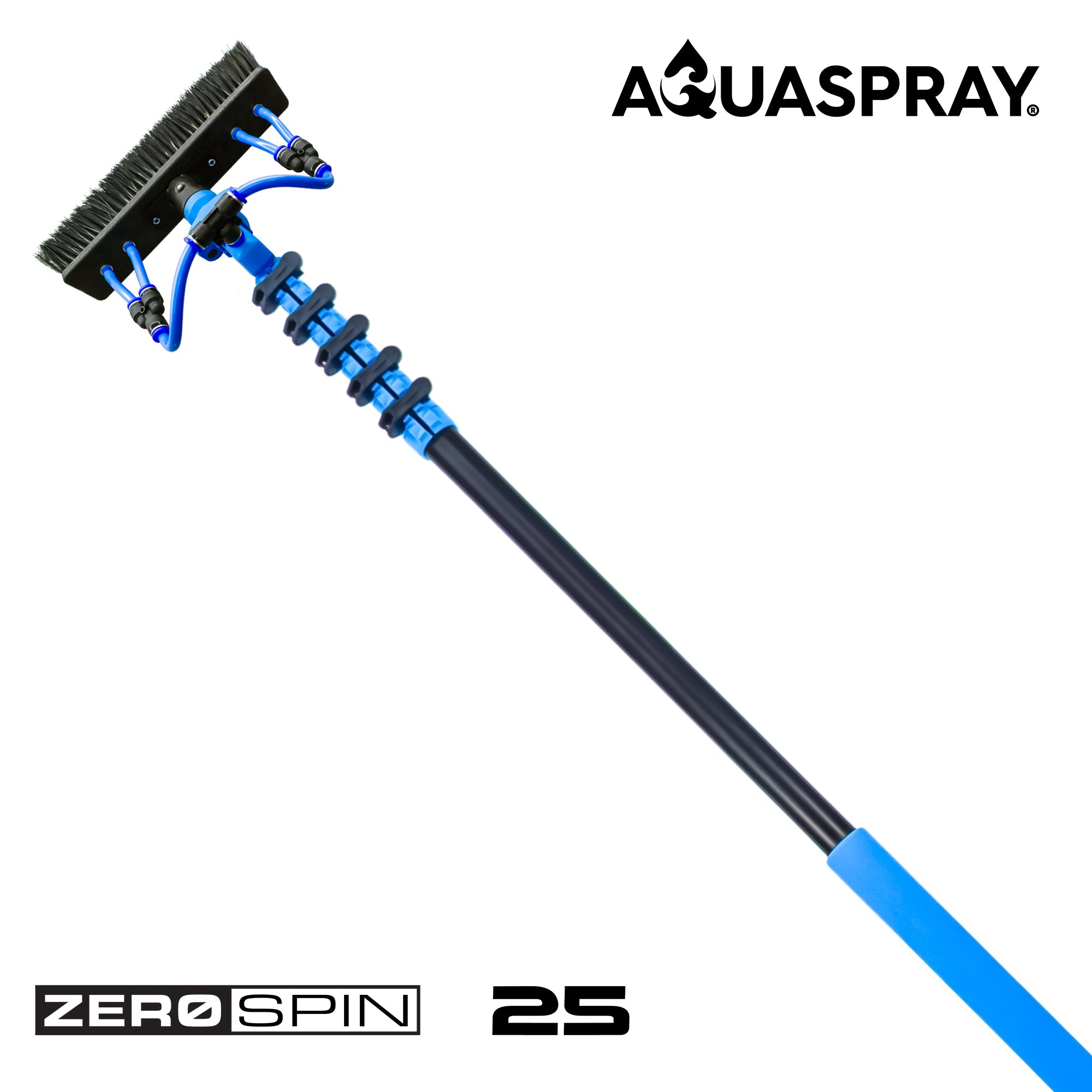 Grade A Aquaspray 25ft Water-fed Telescopic Window Cleaning Pole - additional view