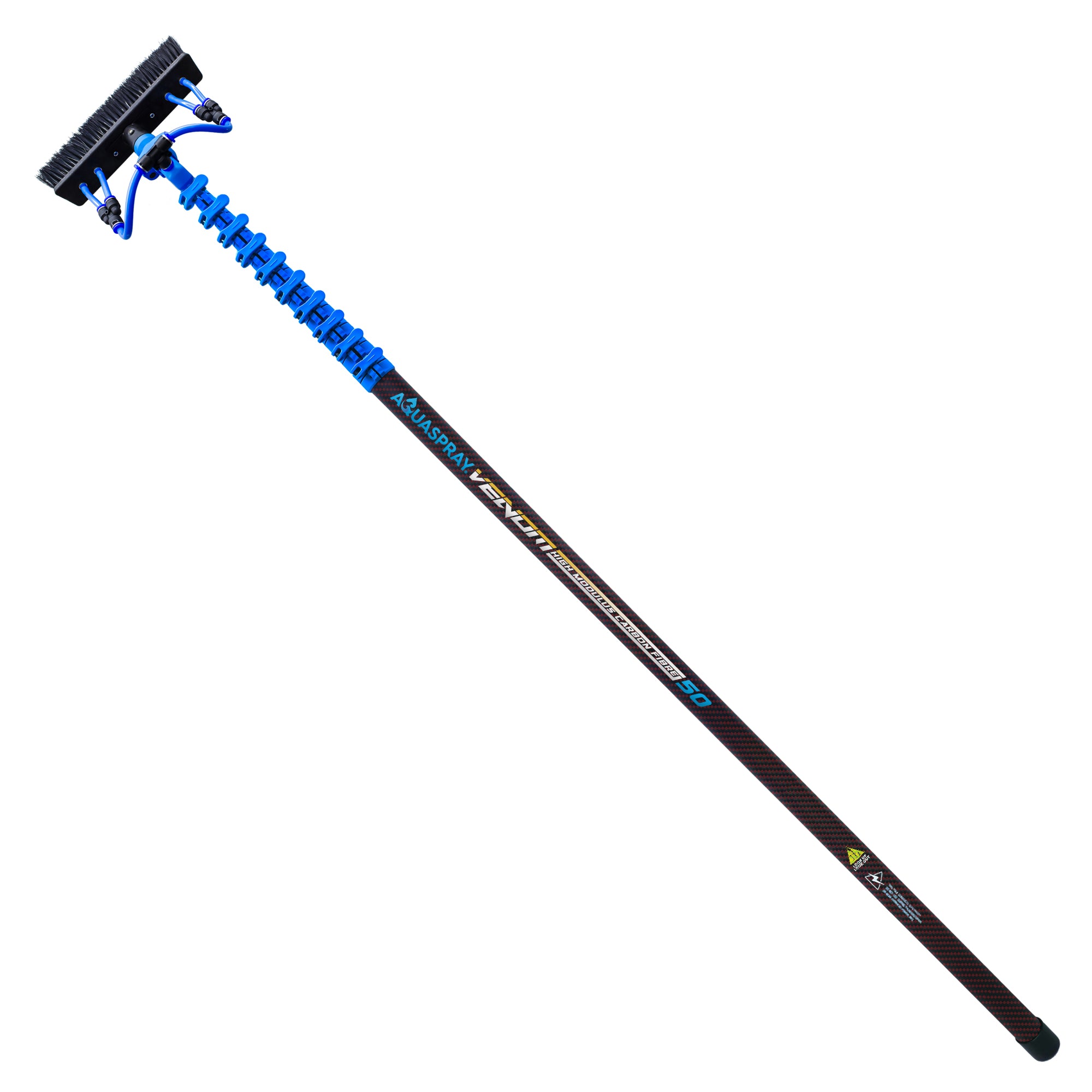 Roof cleaning Starter Package - Venom Power Pole + Surfacepro 12 + Turbo Nozzle - side view