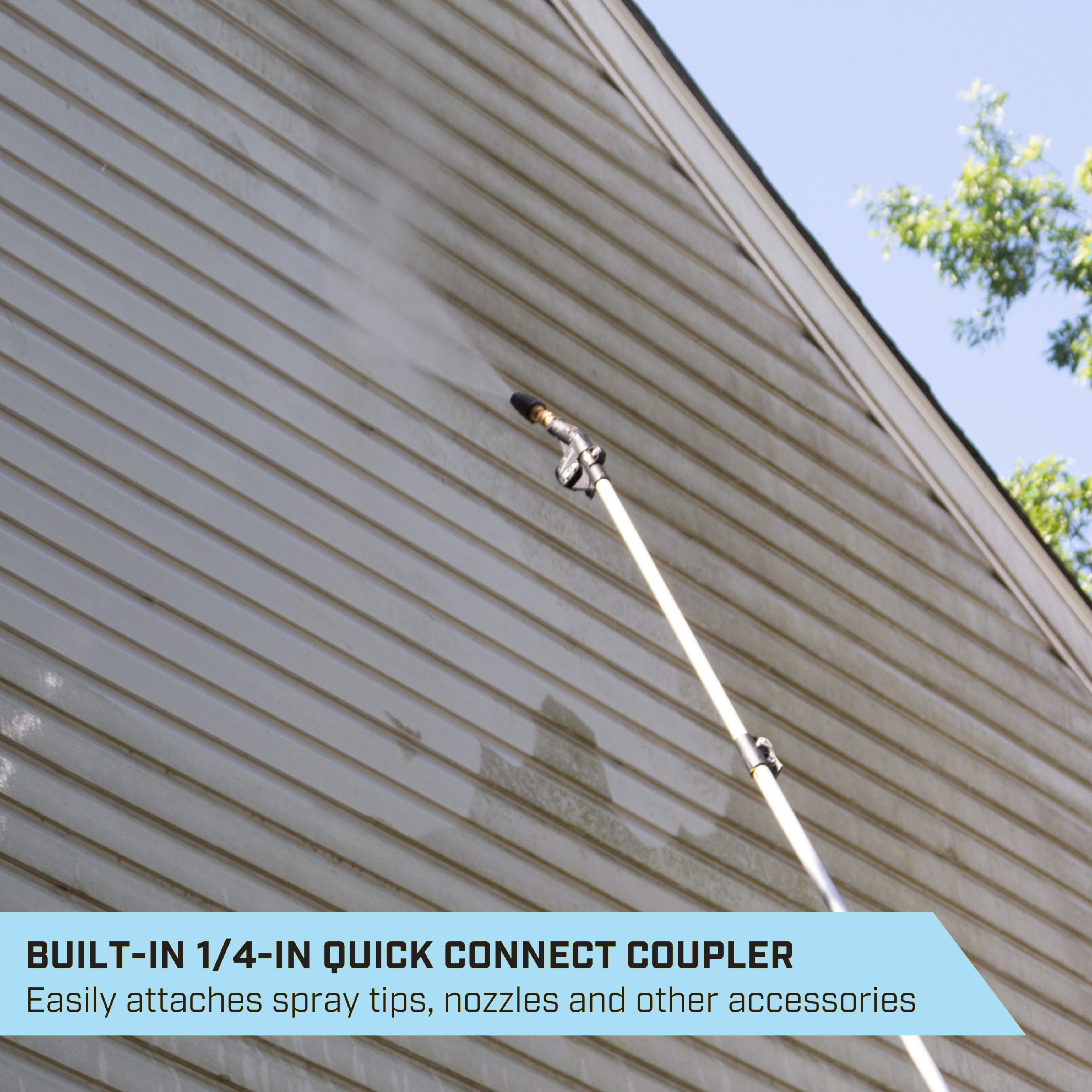 AquaReach Pro 5.4m (18') LIGHTWEIGHT Telescopic Lance with FREE HARNESS