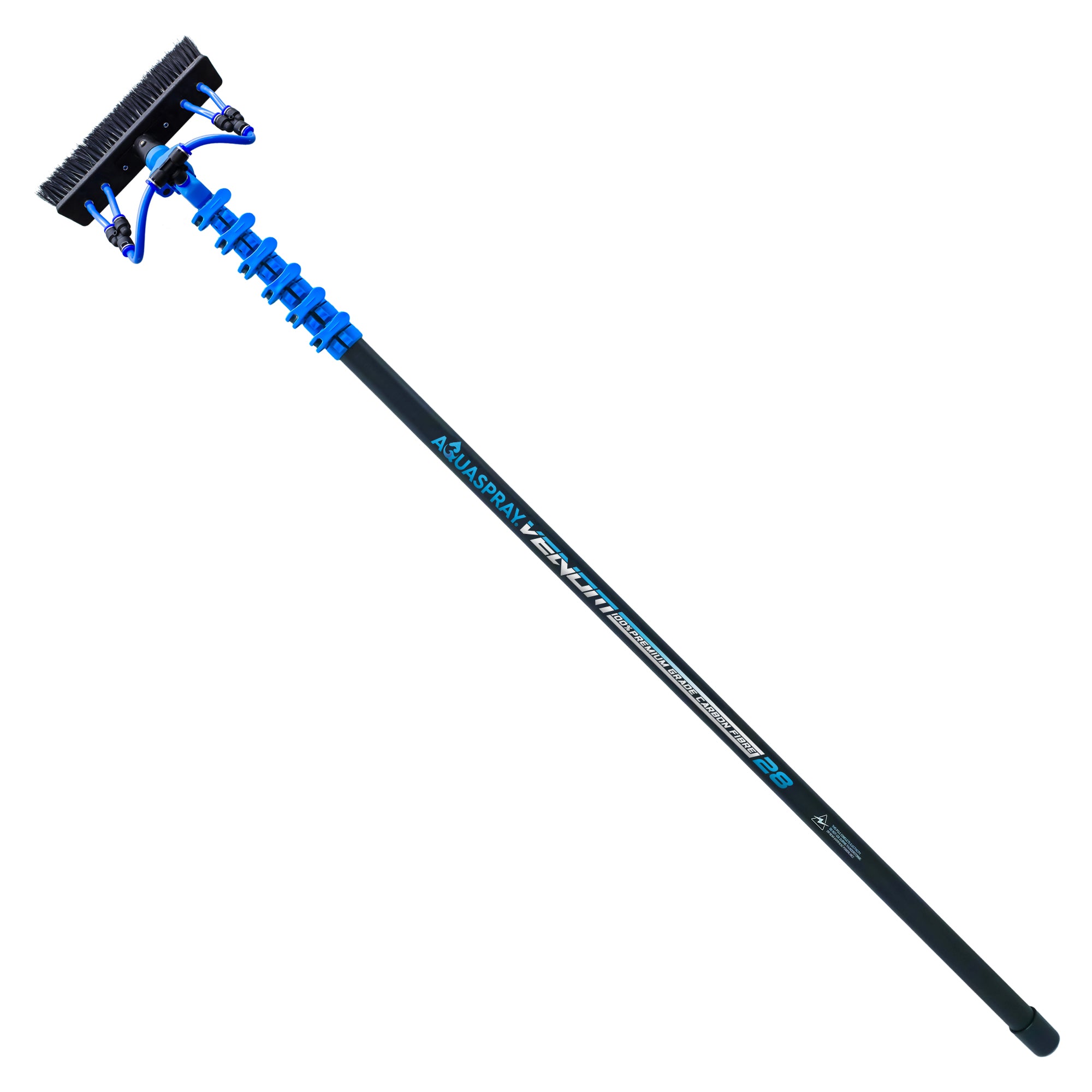 Venom 25ft Power Pole for Pressure Washers – 100% Carbon Fibre
