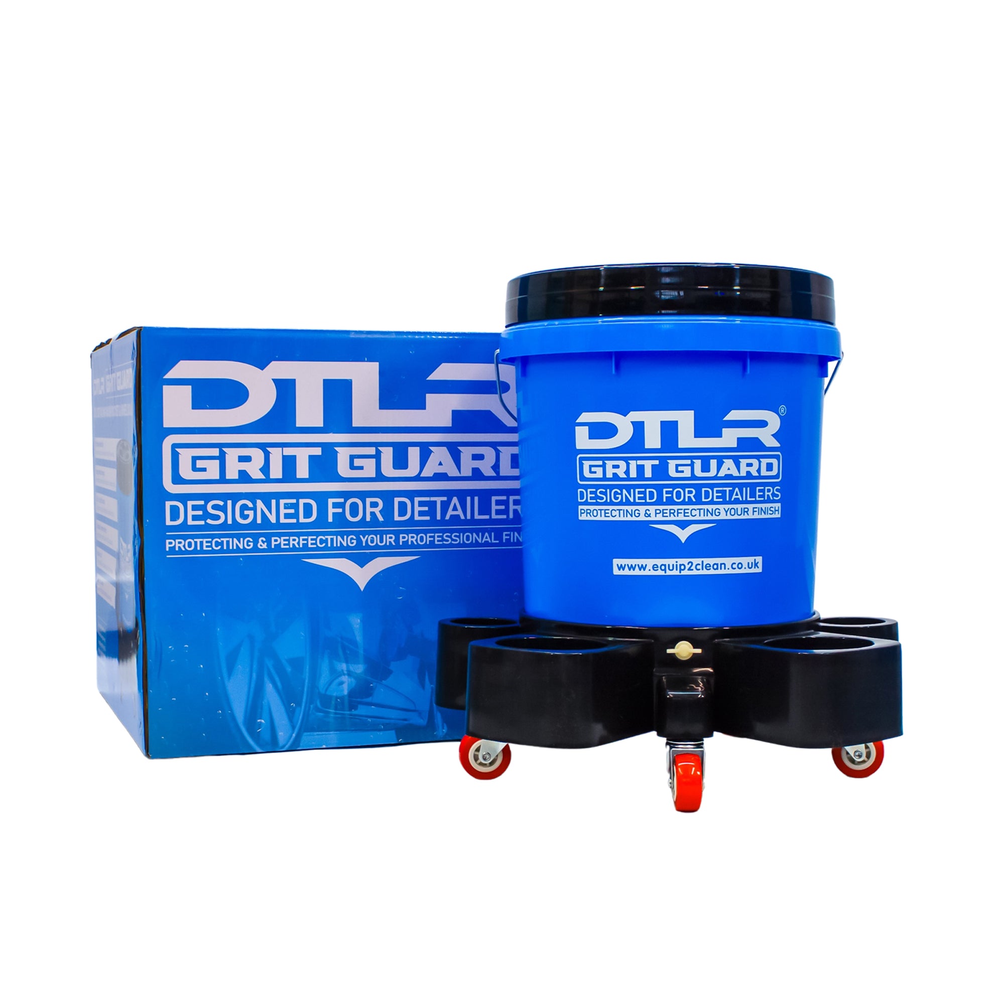 DTLR Grit Guard Wash bucket with Trolley - detail view