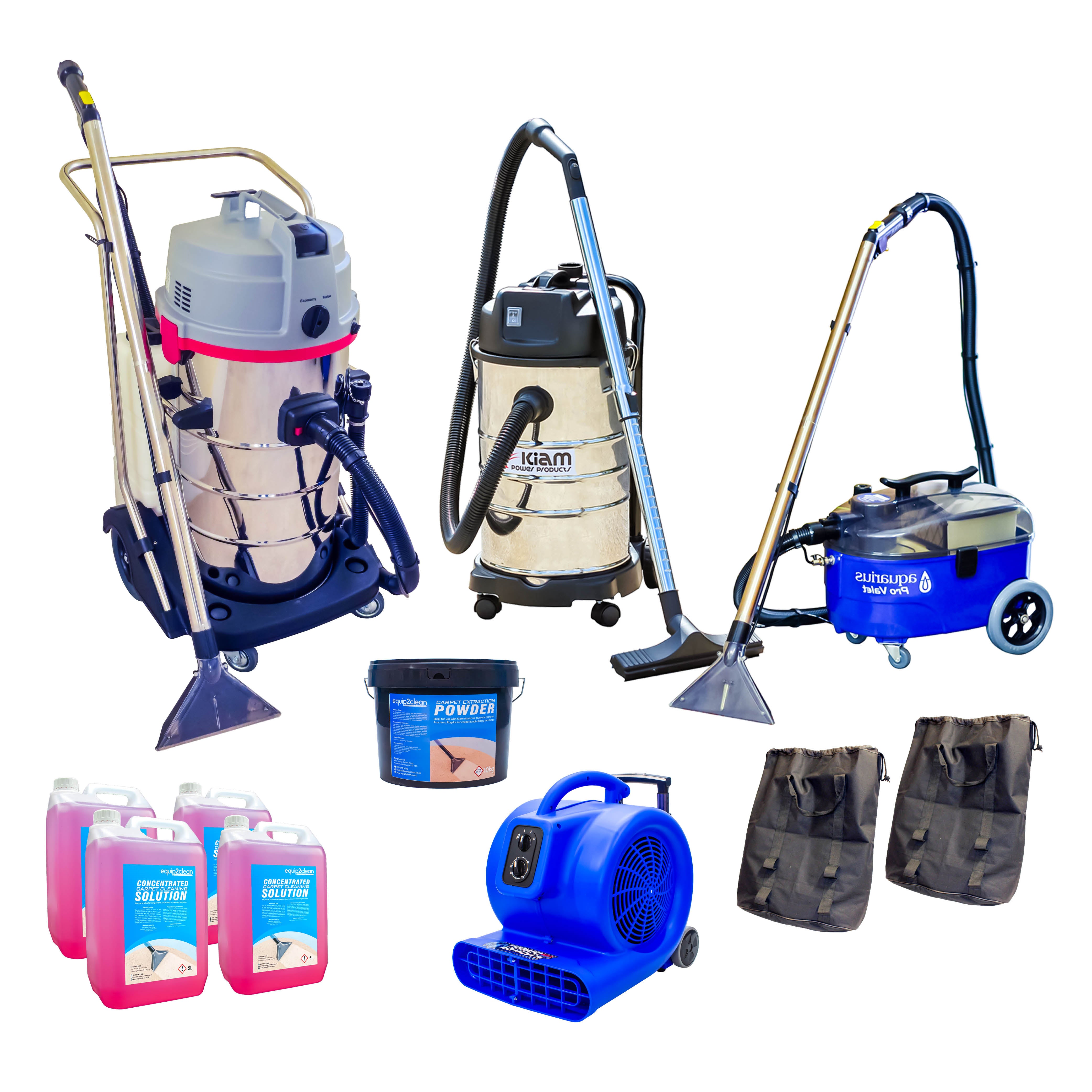 Professional Carpet and Upholstery Cleaning Equipment Business Start-Up Pack (Aquarius Contractor)