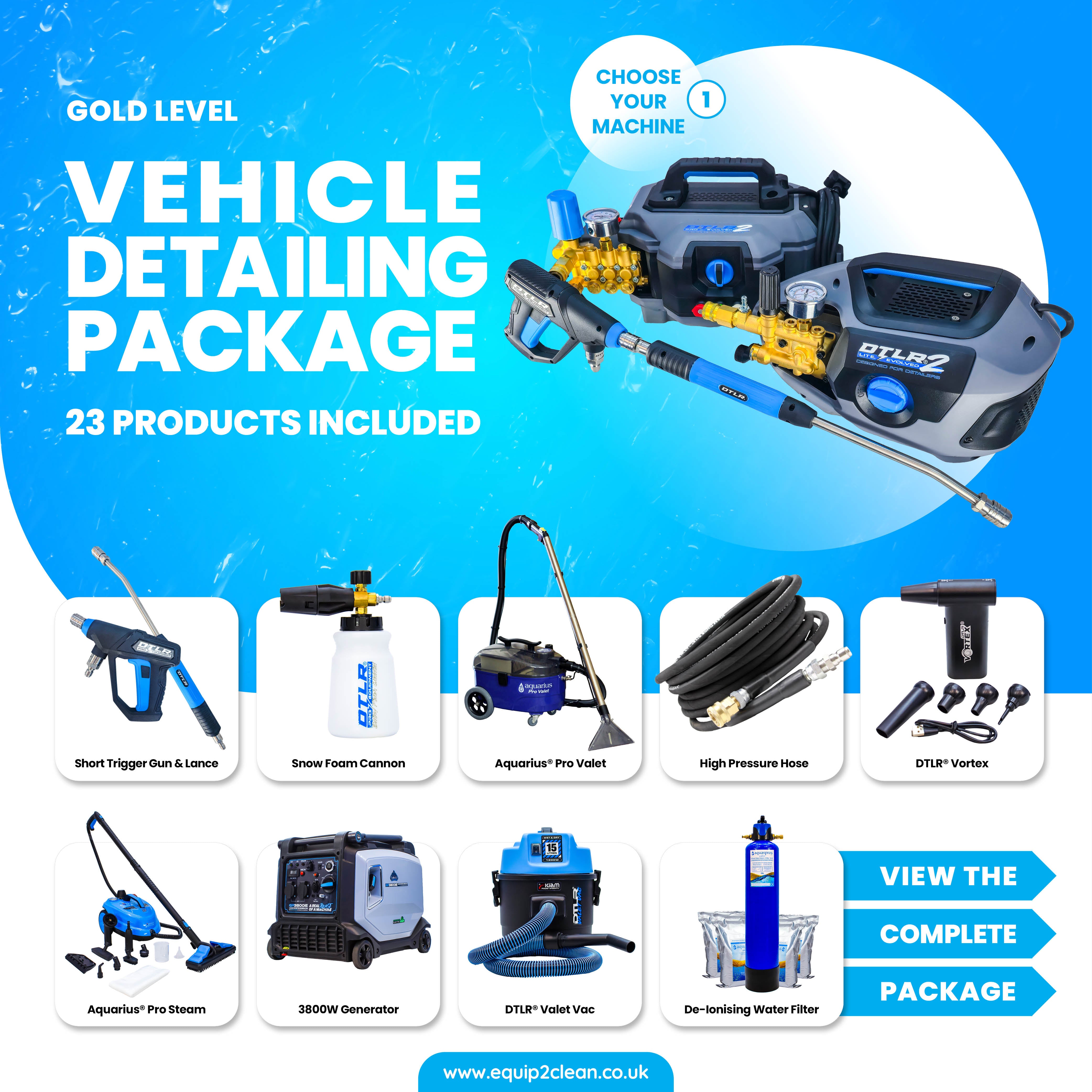 Gold Car Detailing Business Start-Up Package