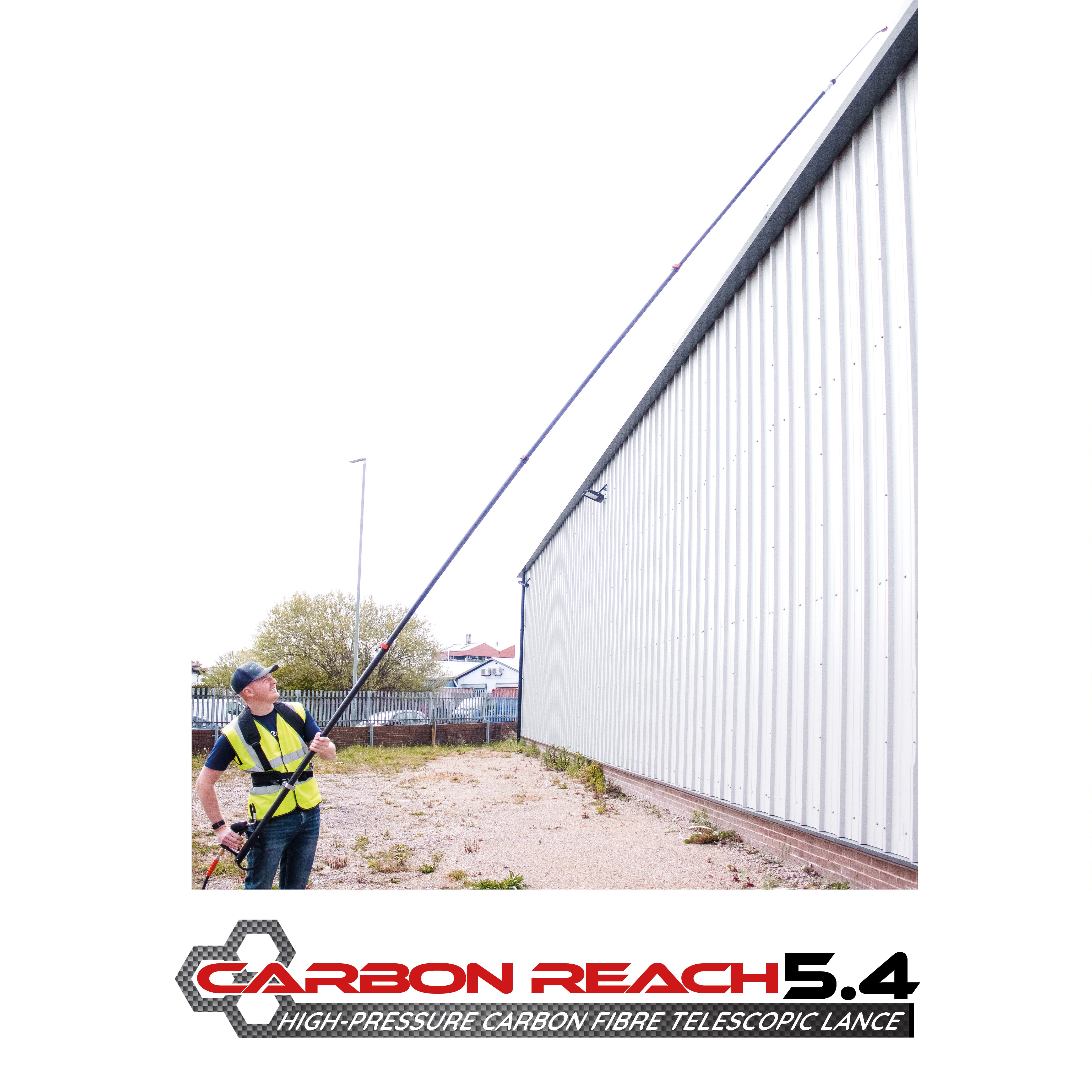 GRADE A Carbon Reach 5.4 Metre Telescopic Carbon Fibre Lance