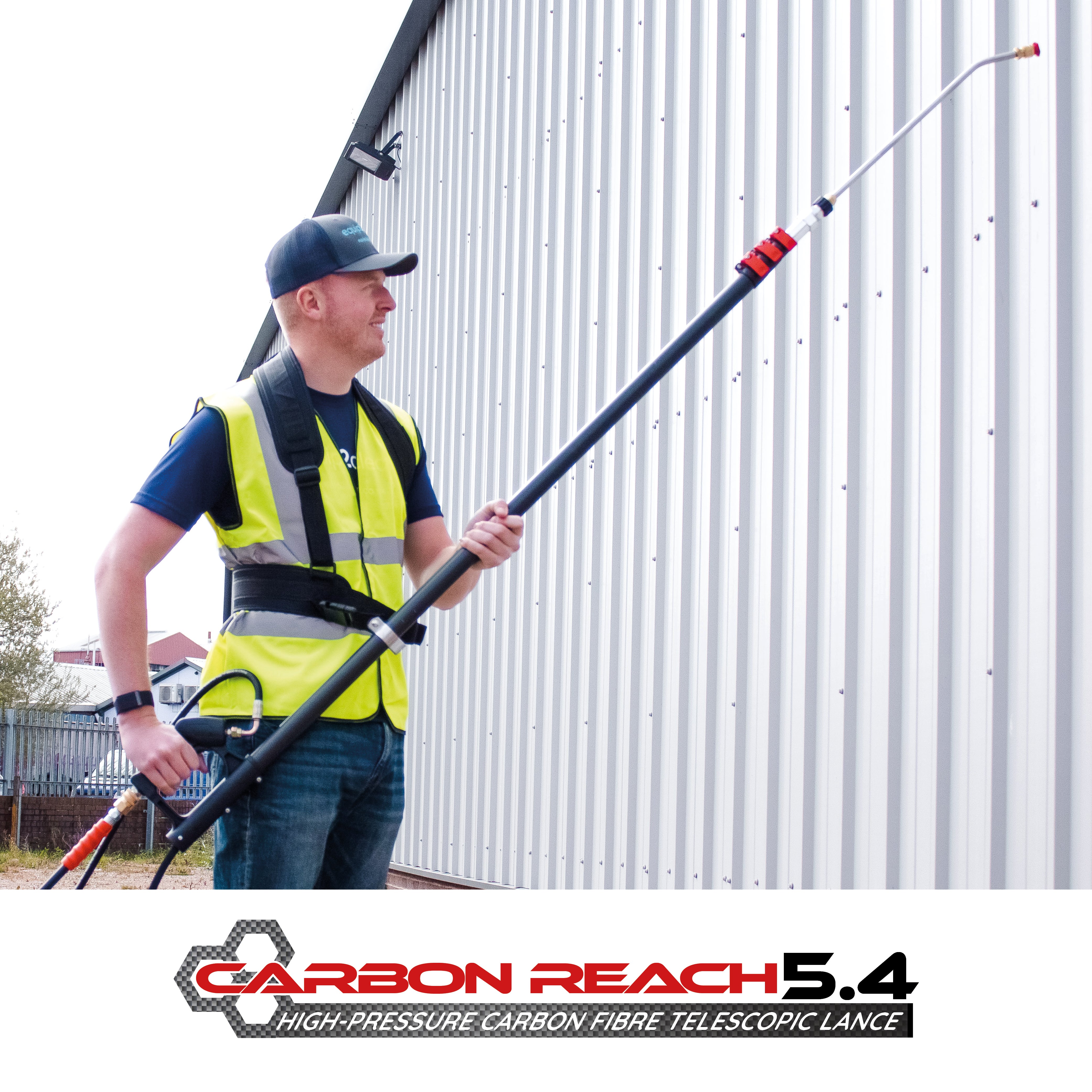 GRADE A Carbon Reach 5.4 Metre Telescopic Carbon Fibre Lance