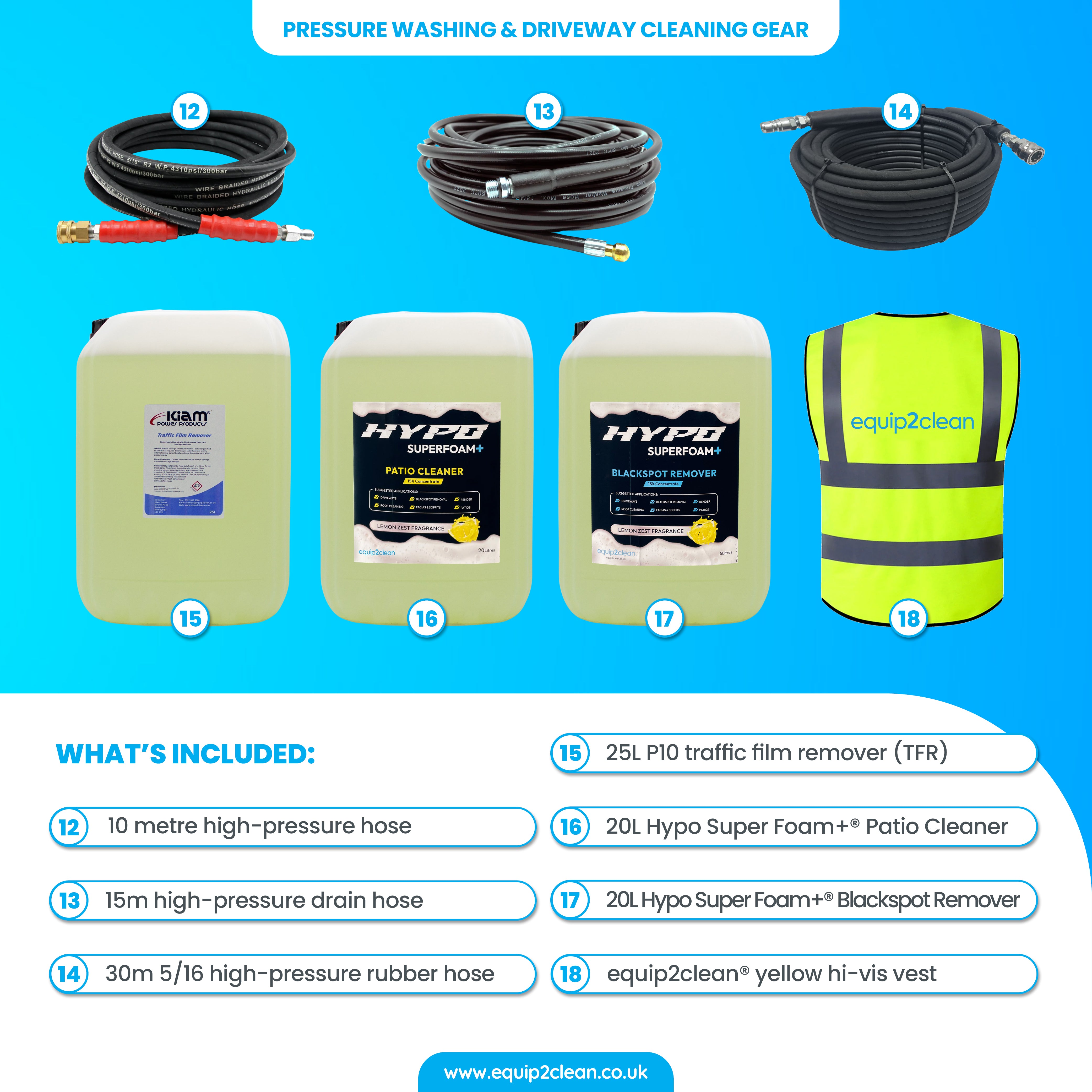 Gold Driveway Cleaning Specialist Business Start-up Package