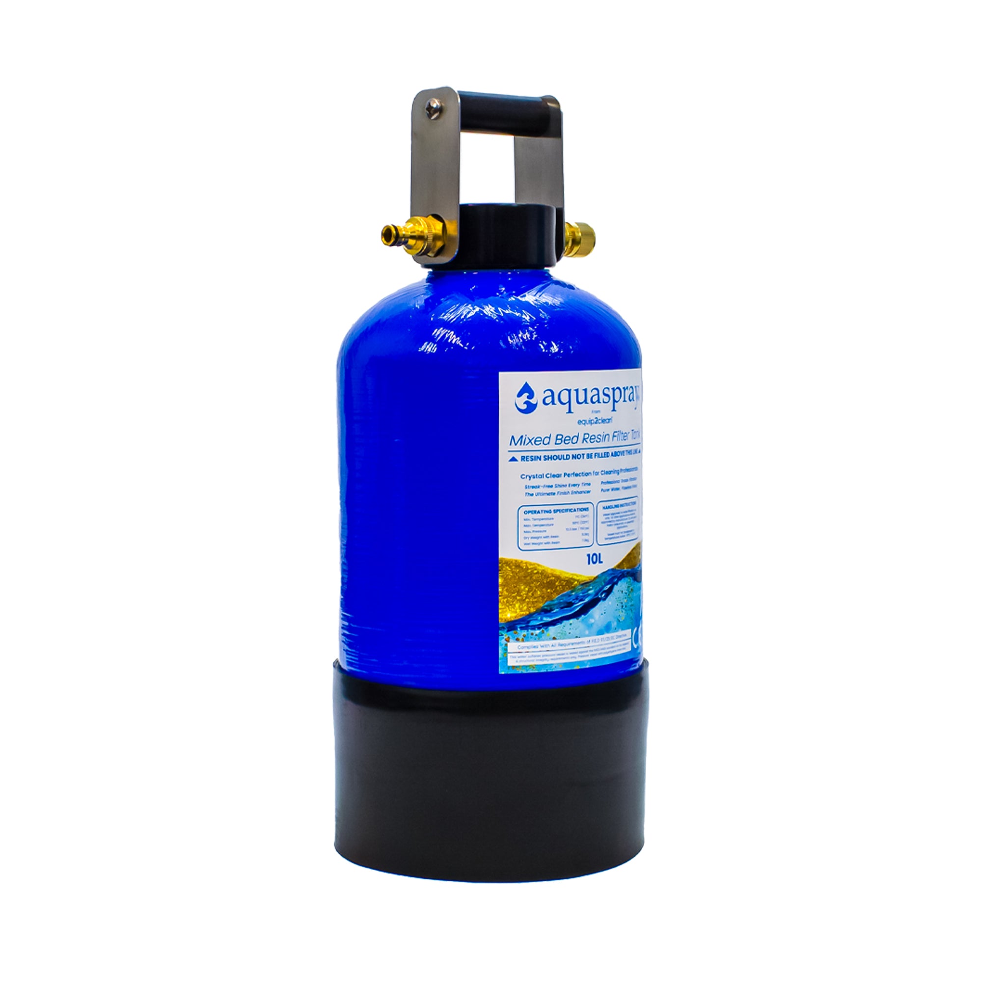 Aquaspray® De-Ionising Water Filter Carry Tank 10, 15 or 25 Litre (Inc. Resin)