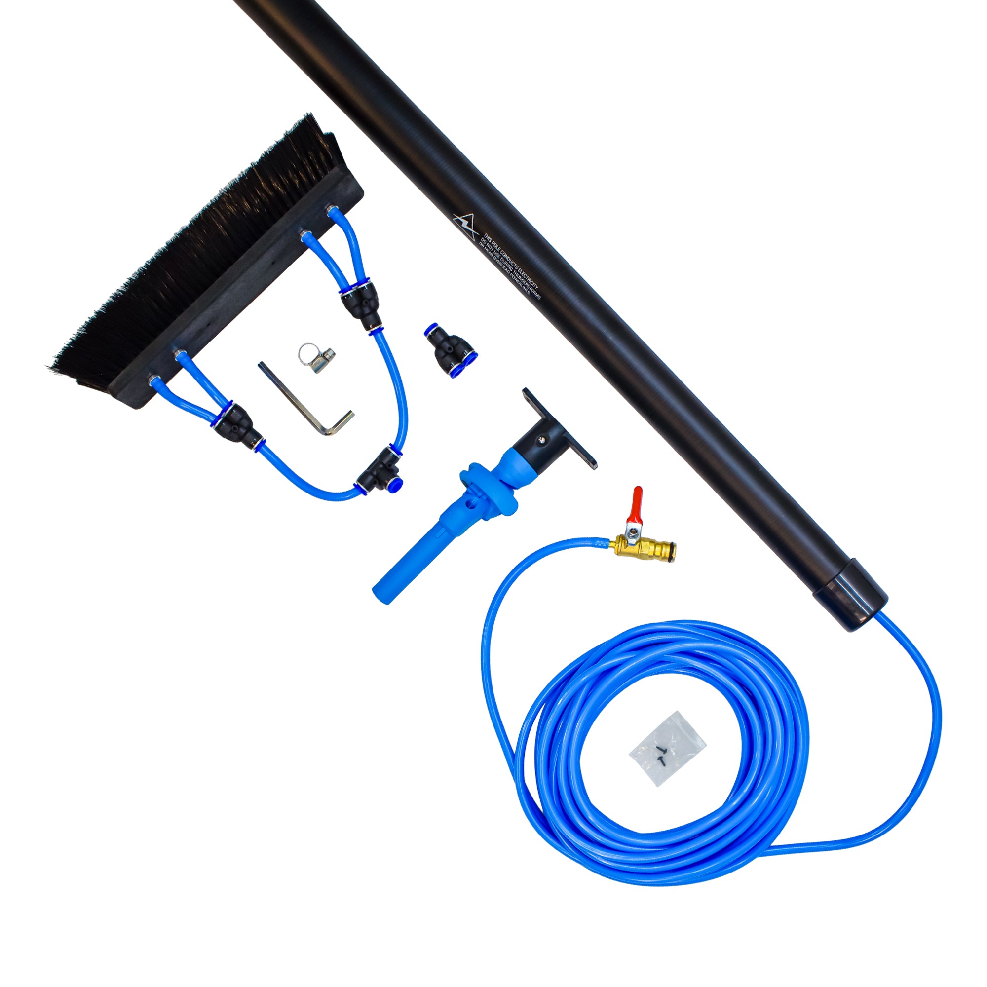 Aquaspray Venom 25ft 50% Carbon 50% Fibreglass Waterfed Window Cleaning Pole – 5 Sections - image 13