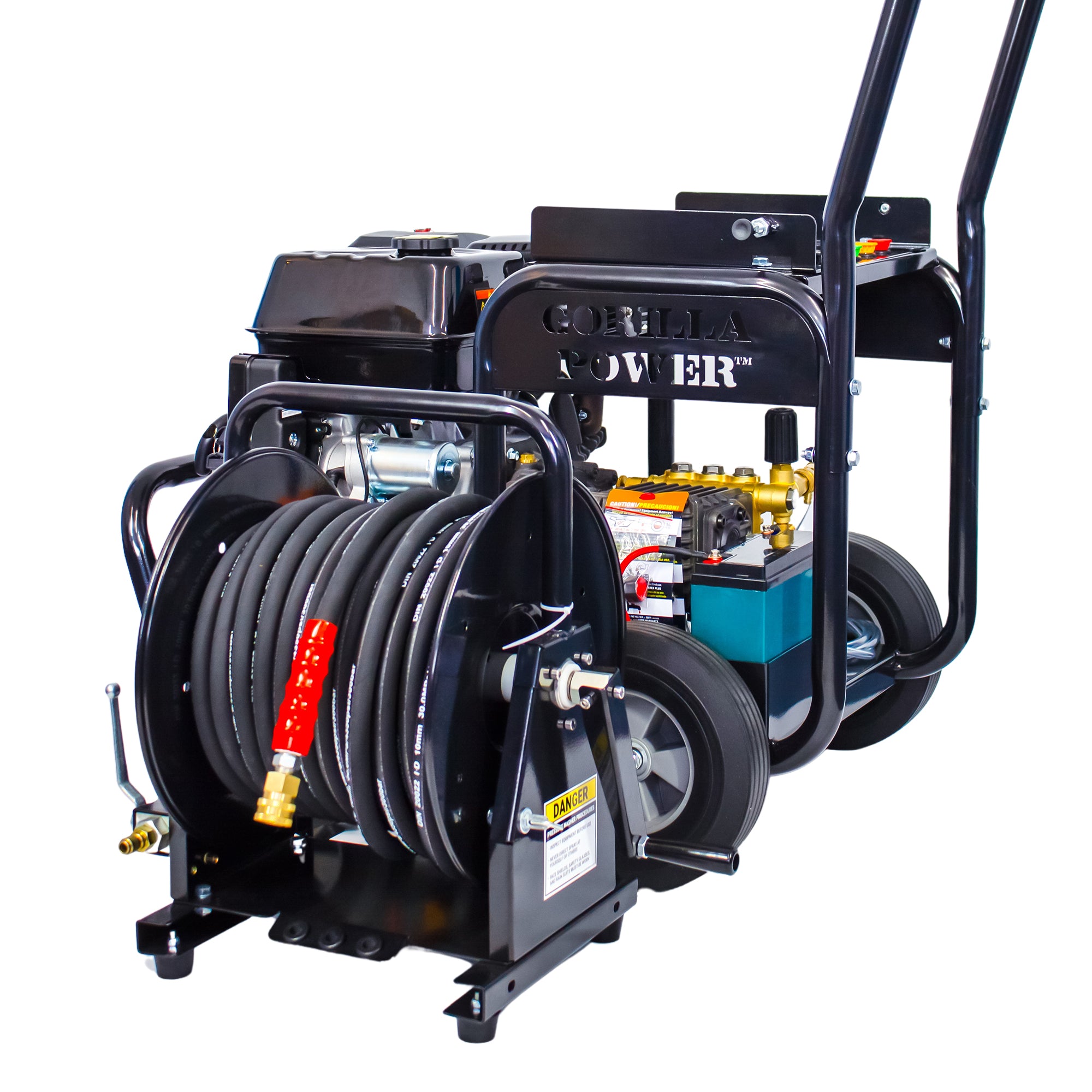 Kiam GORILLA POWER 3600PSI 15LPM 13HP Petrol Pressure Washer Loncin Engine - dimensions