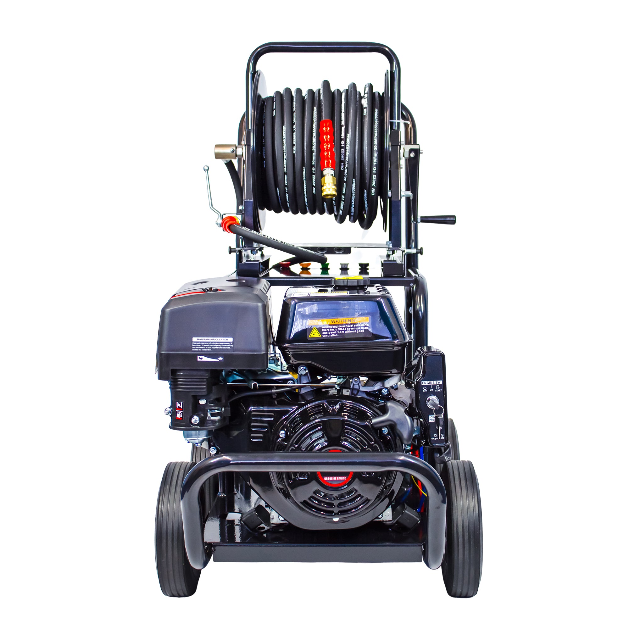 Kiam GORILLA POWER 3600PSI 15LPM 13HP Petrol Pressure Washer Loncin Engine - in use