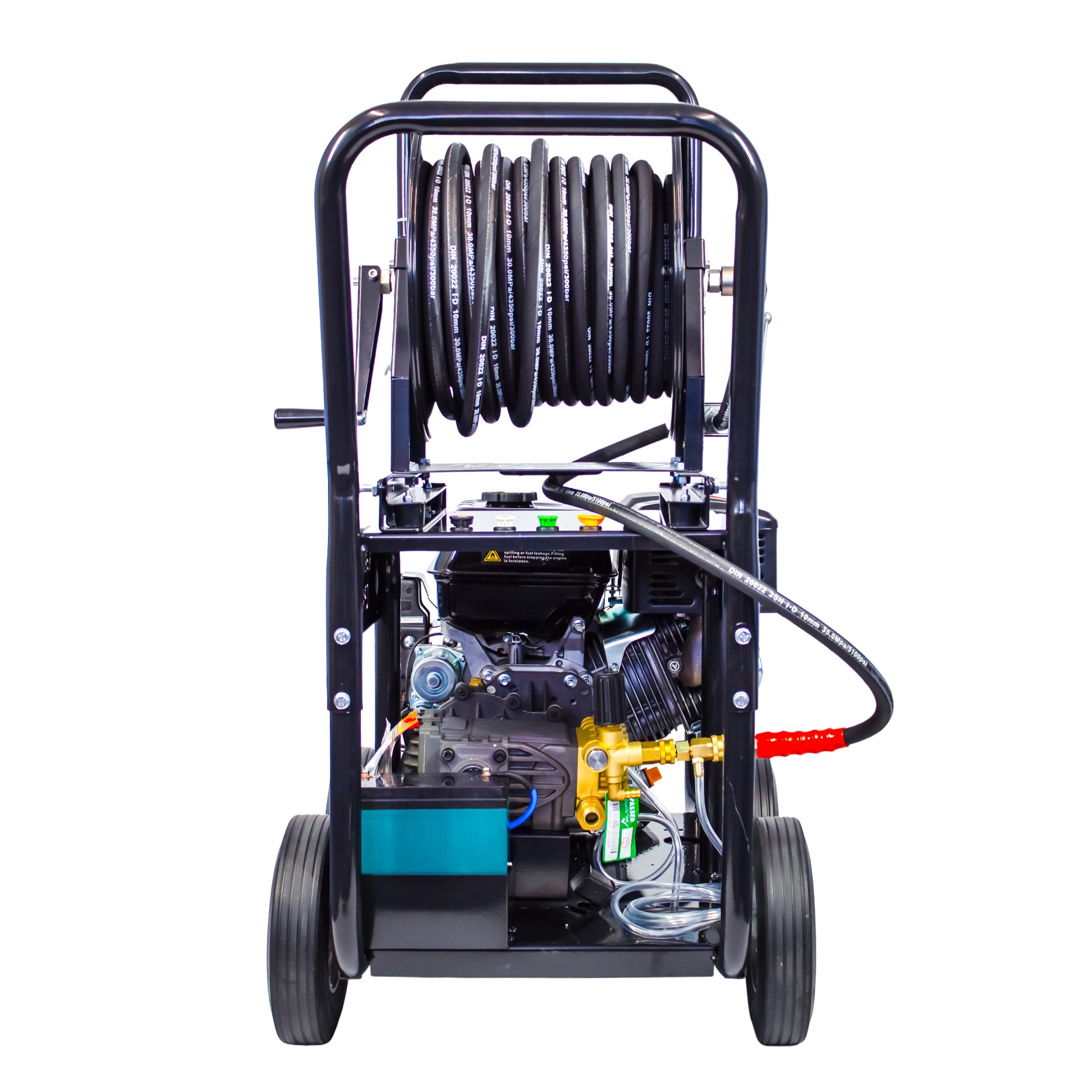 Kiam GORILLA POWER 3600PSI 15LPM 13HP Petrol Pressure Washer Loncin Engine - rear view