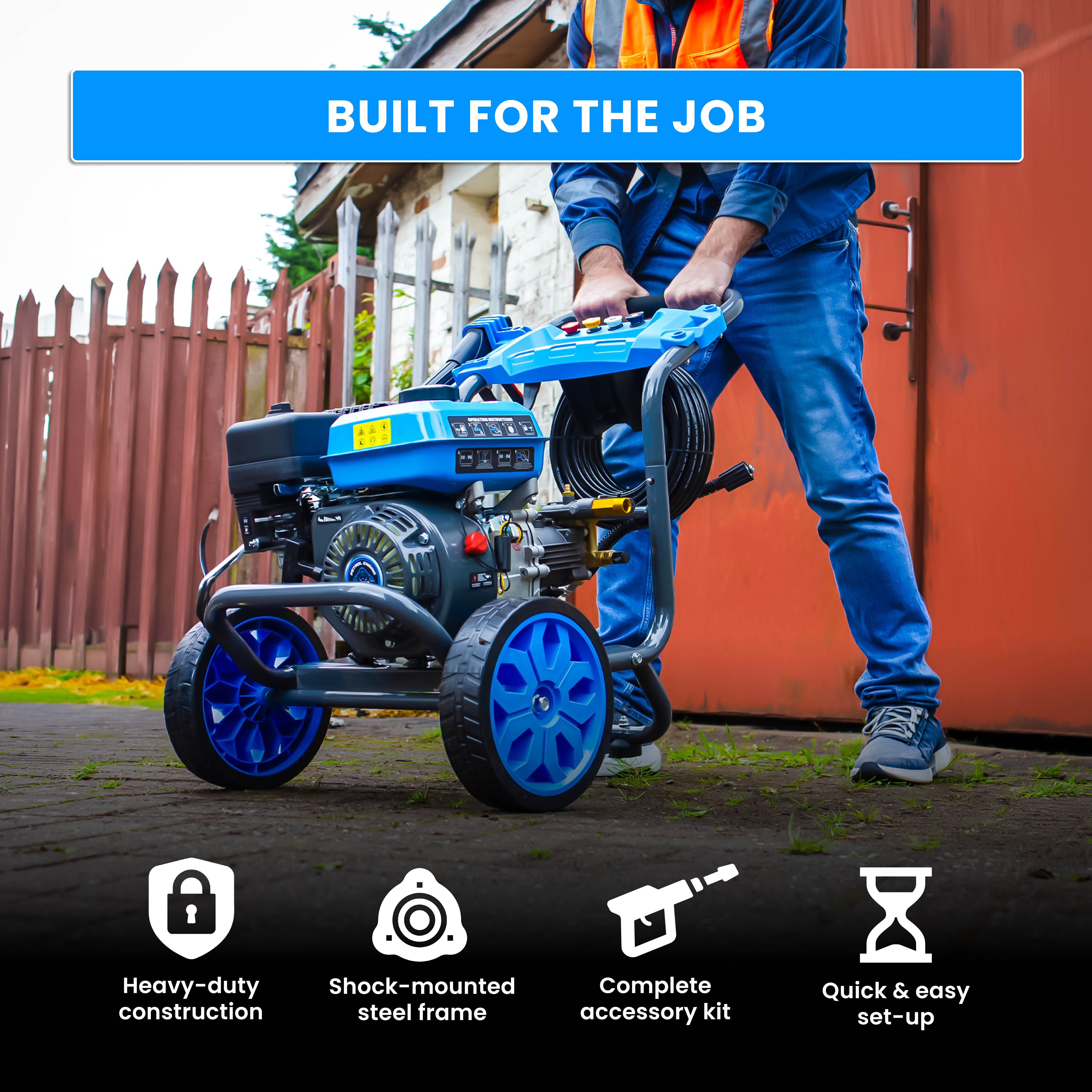 Grade A - Gorilla Power GP5200ETP Petrol pressure Washer