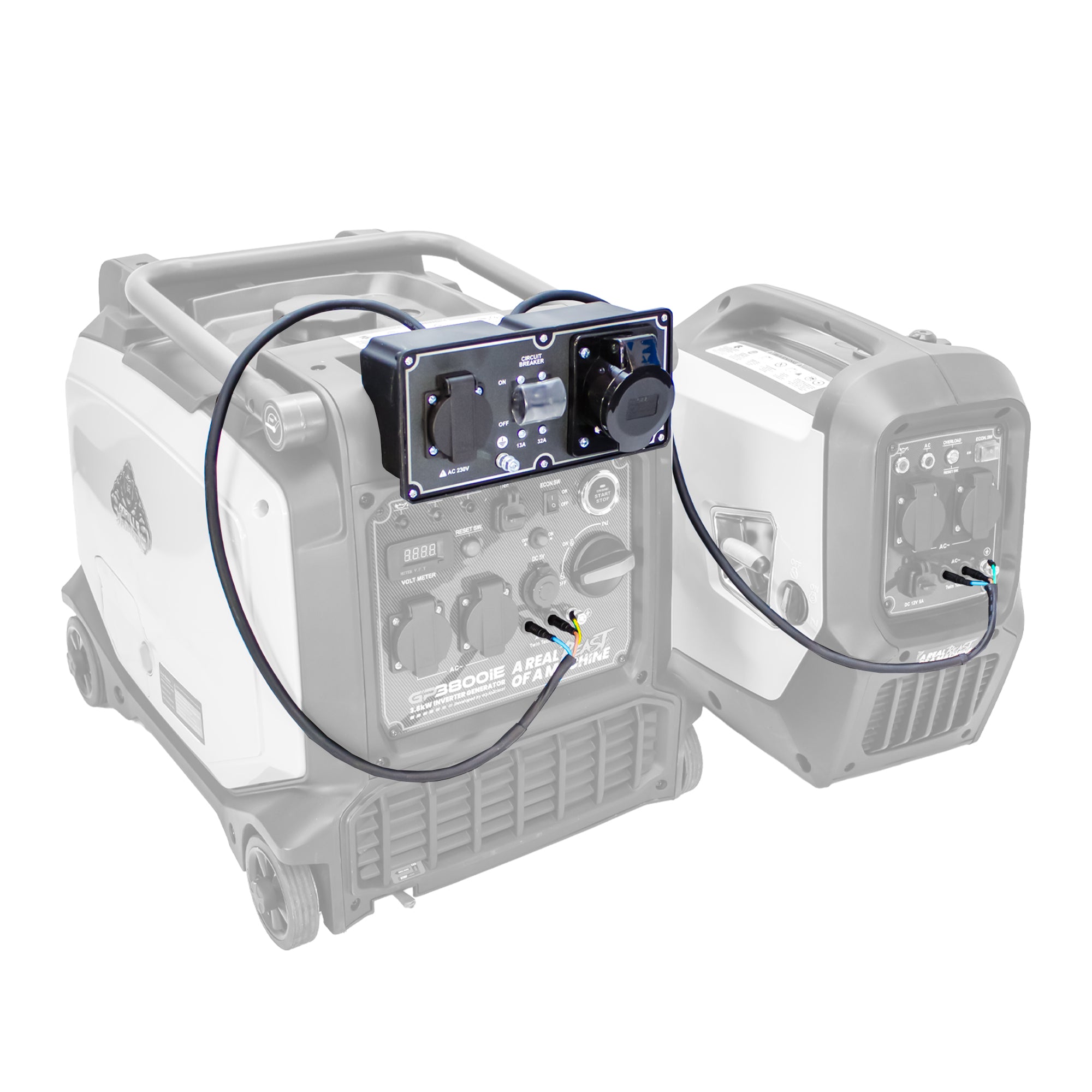 Gorilla Power Parallel Kit for Inverter Generators - close-up