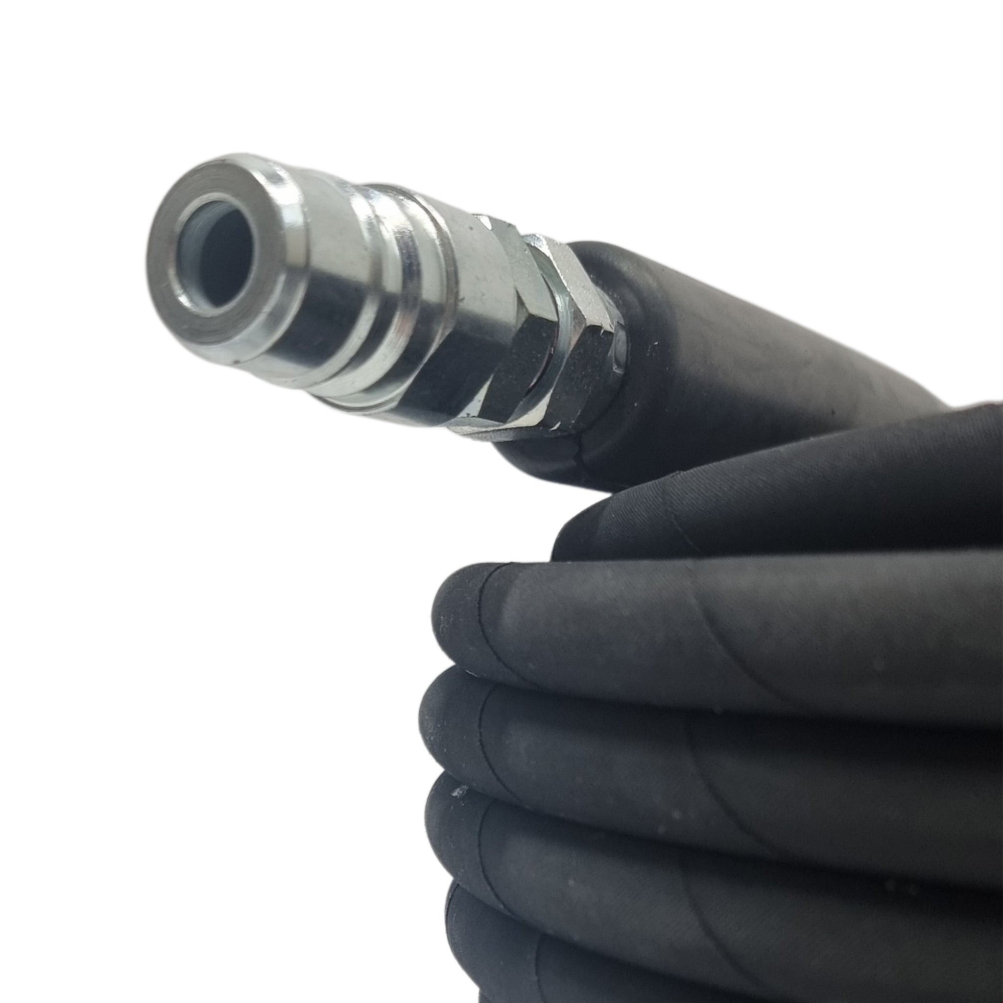 TEMA Male - TEMA Female Quick Release Heavy Duty 5/16" Rubber Pressure Washer Hose