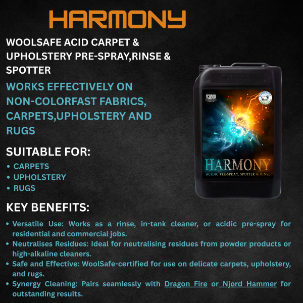 HARMONY Acidic Carpet & Upholstery Rinse - detail view