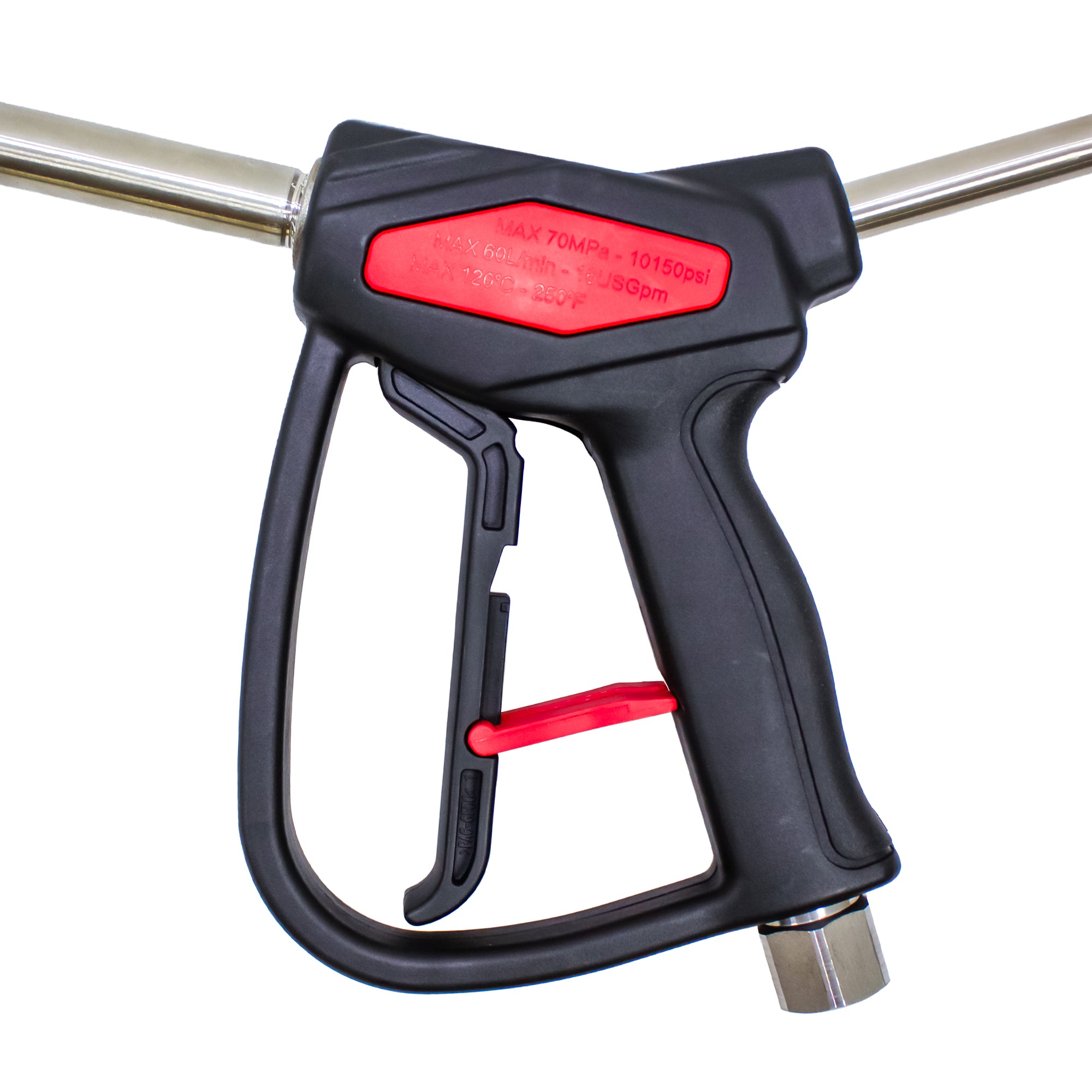 Long‑Range High‑Pressure Wash Gun – 10150 PSI / 670 Bar / 60 LPM