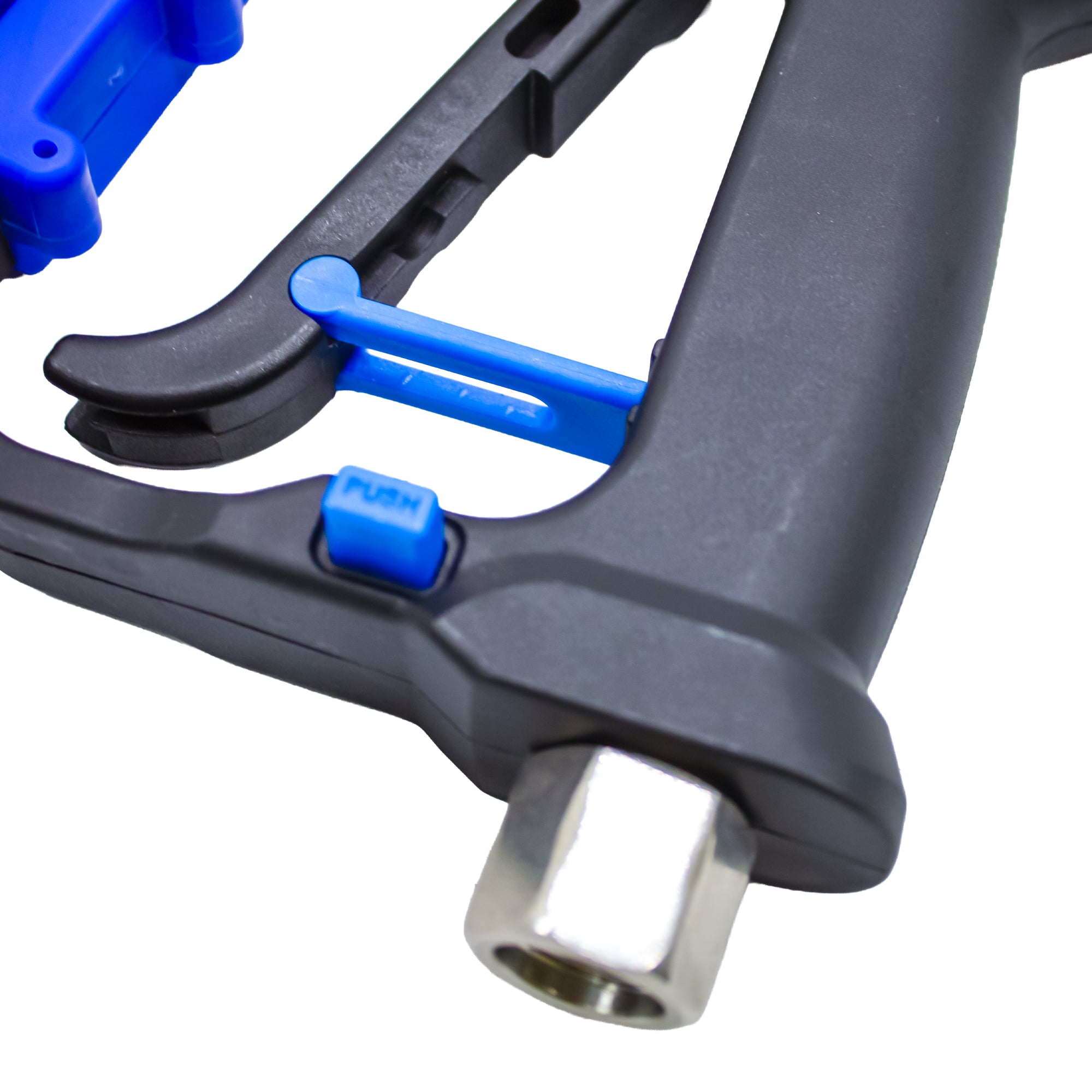 High Pressure Trigger Gun + Nozzle Holder | 5000 PSI (Dark Blue)