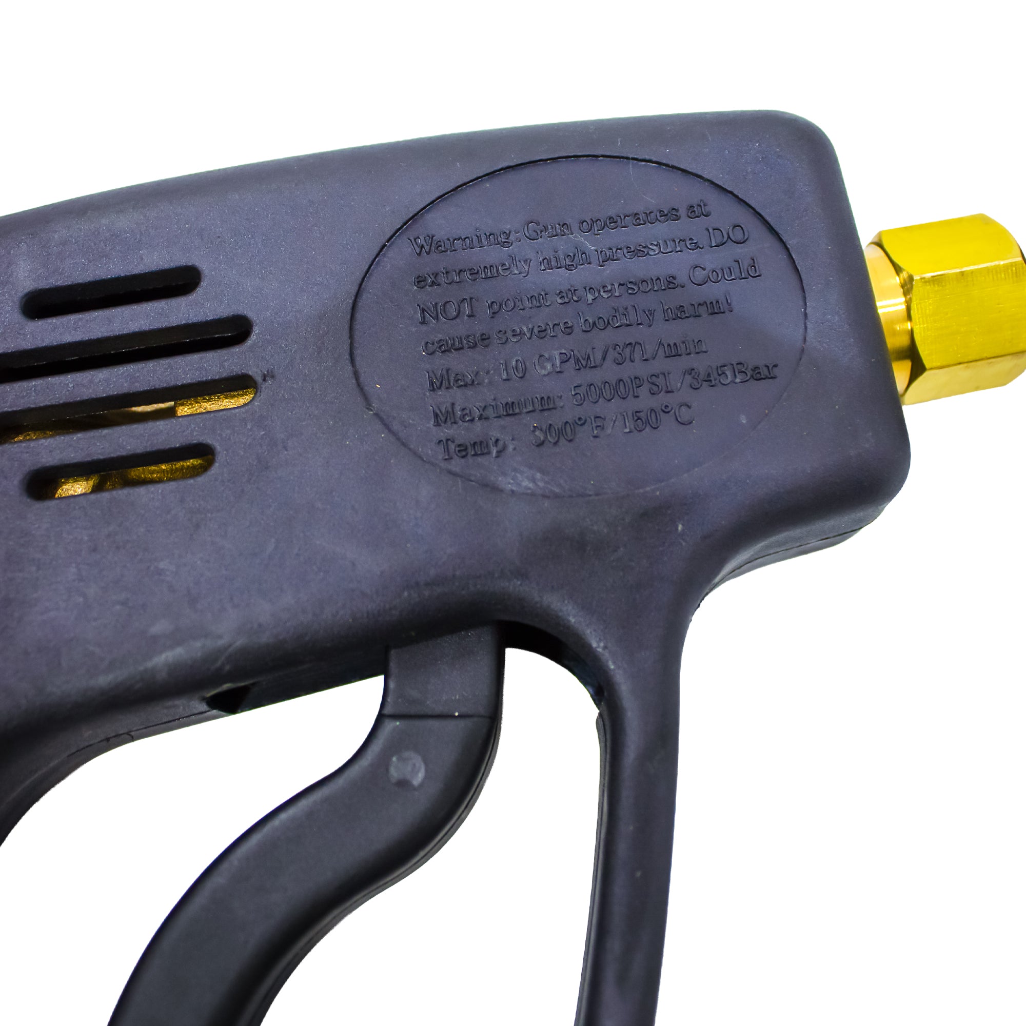 5000 PSI Hot & Cold Trigger Gun with Steel Lance – 345 Bar, 150°C, 3/8" Inlet, 1/4" BSP Nozzle