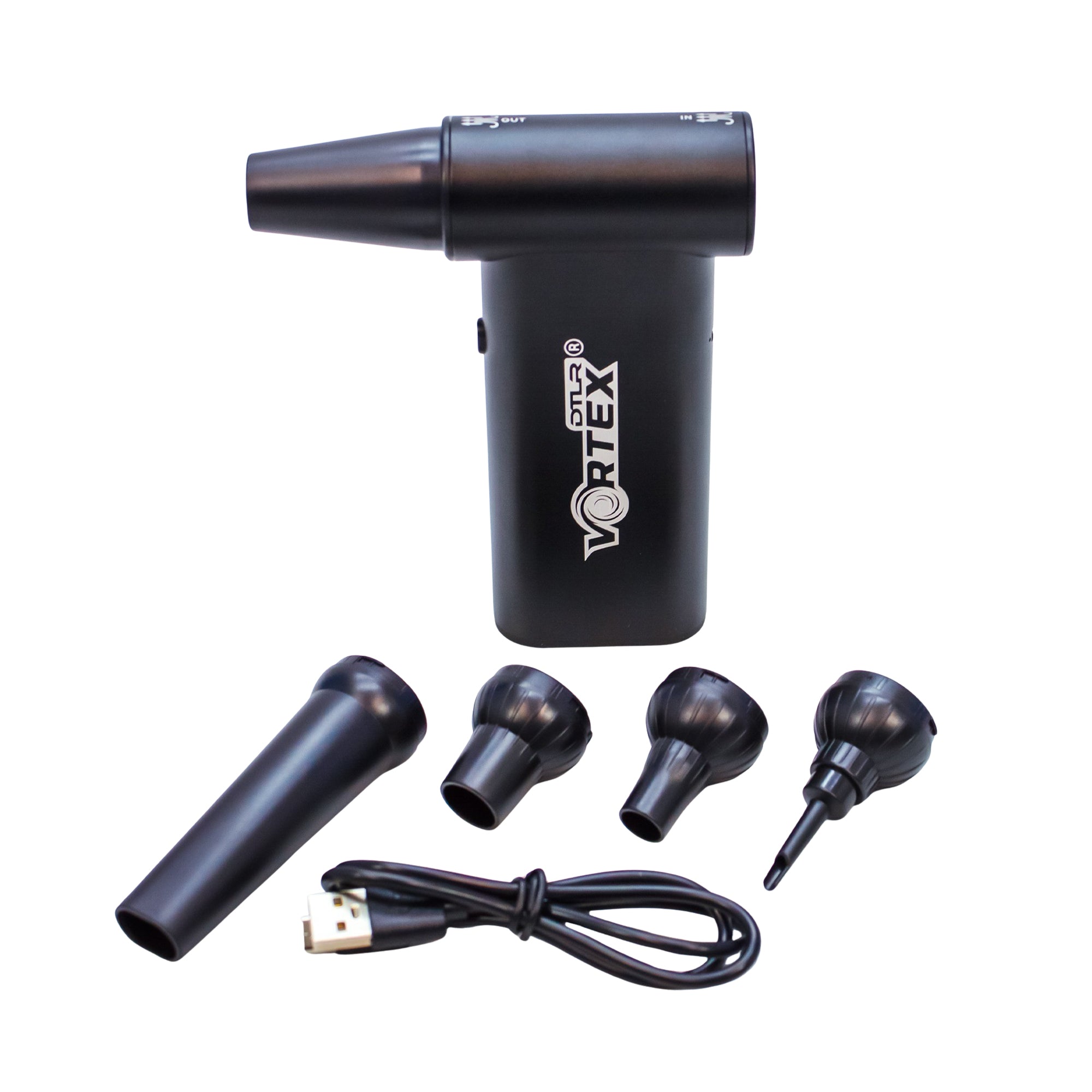 DTLR Vortex Mini Blower - Battery Powered - side view