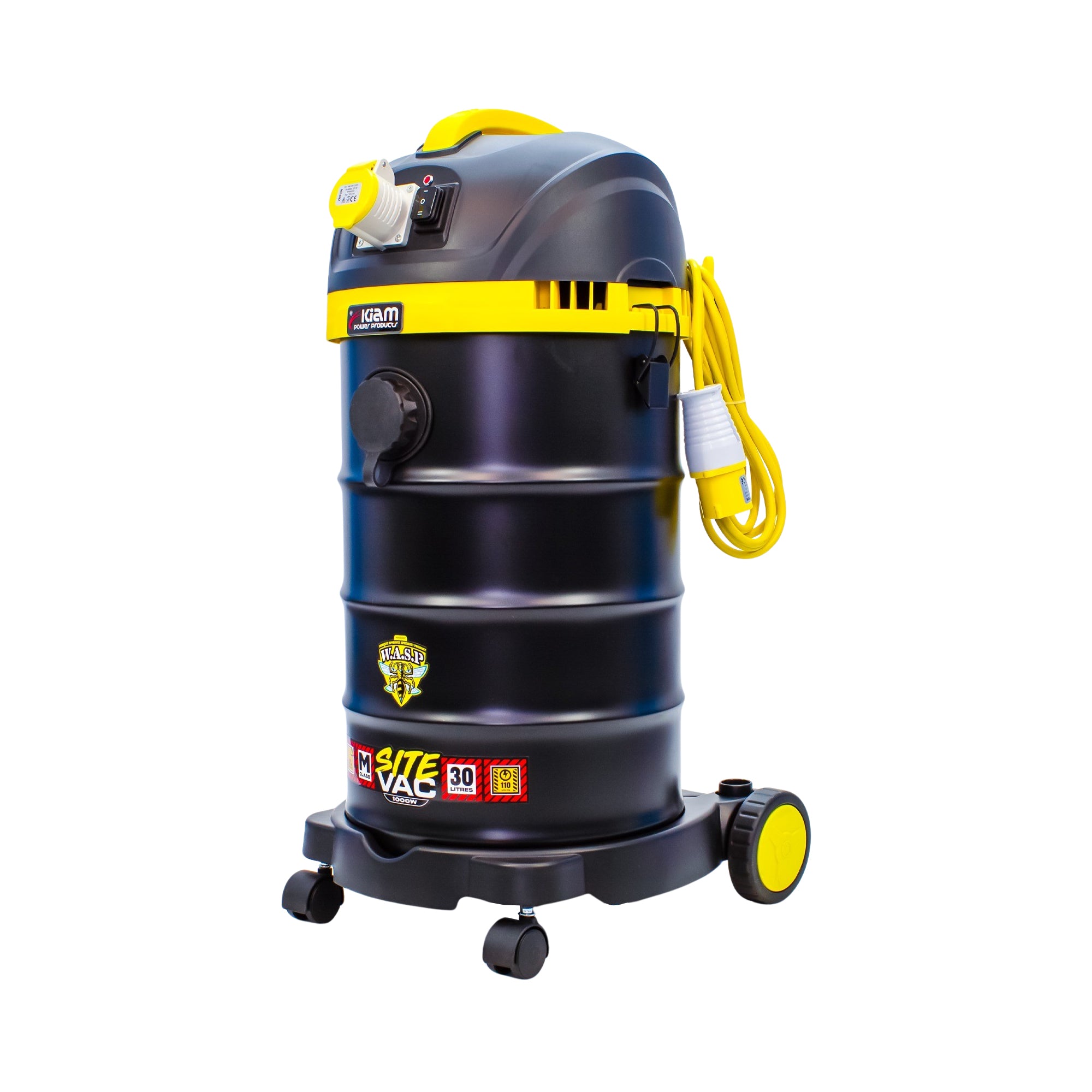 Kiam SiteVac 110V M-Class 1000W Vacuum Cleaner 30L W.A.S.P
