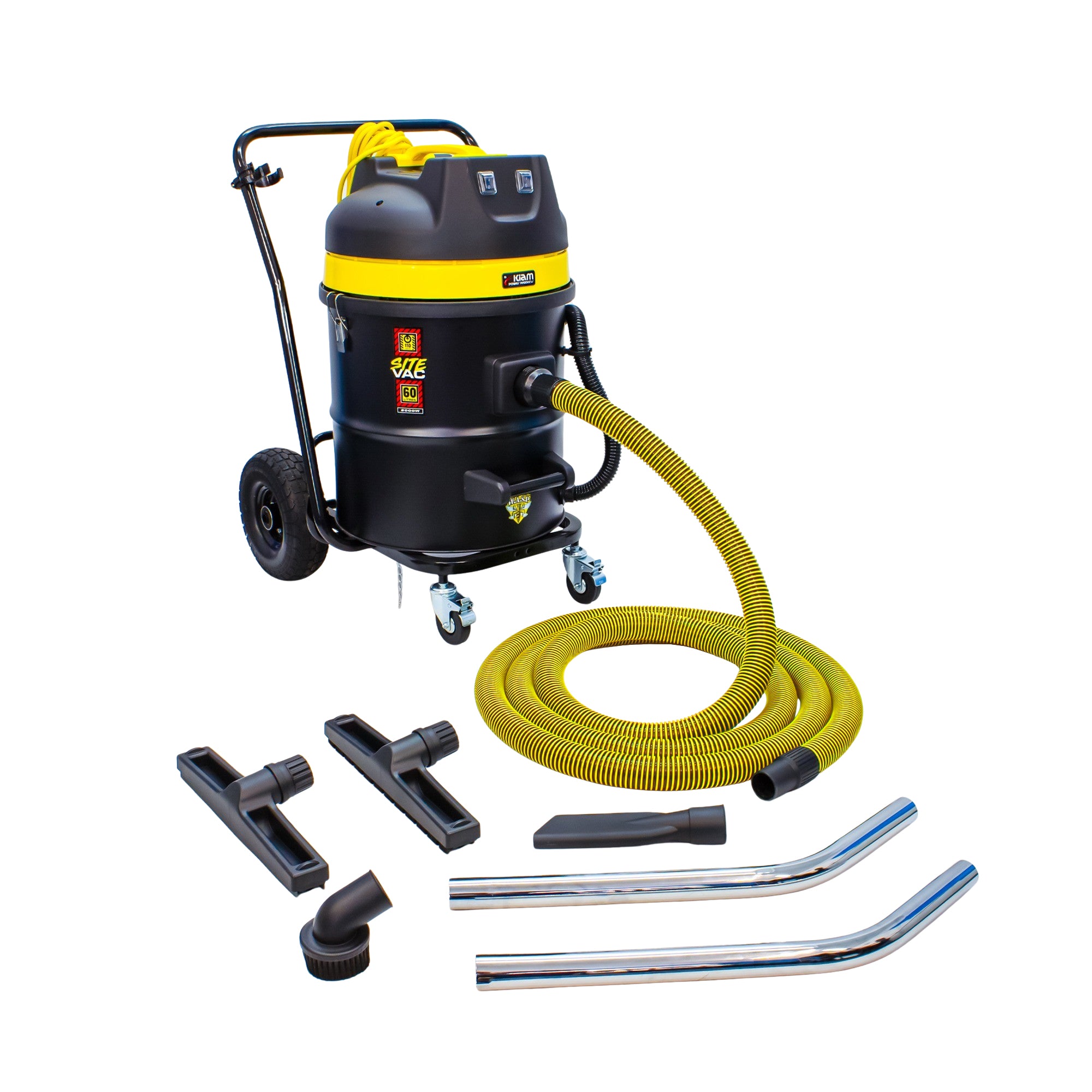 Kiam SiteVac 110V L-Class 2000W Vacuum Cleaner 60L W.A.S.P