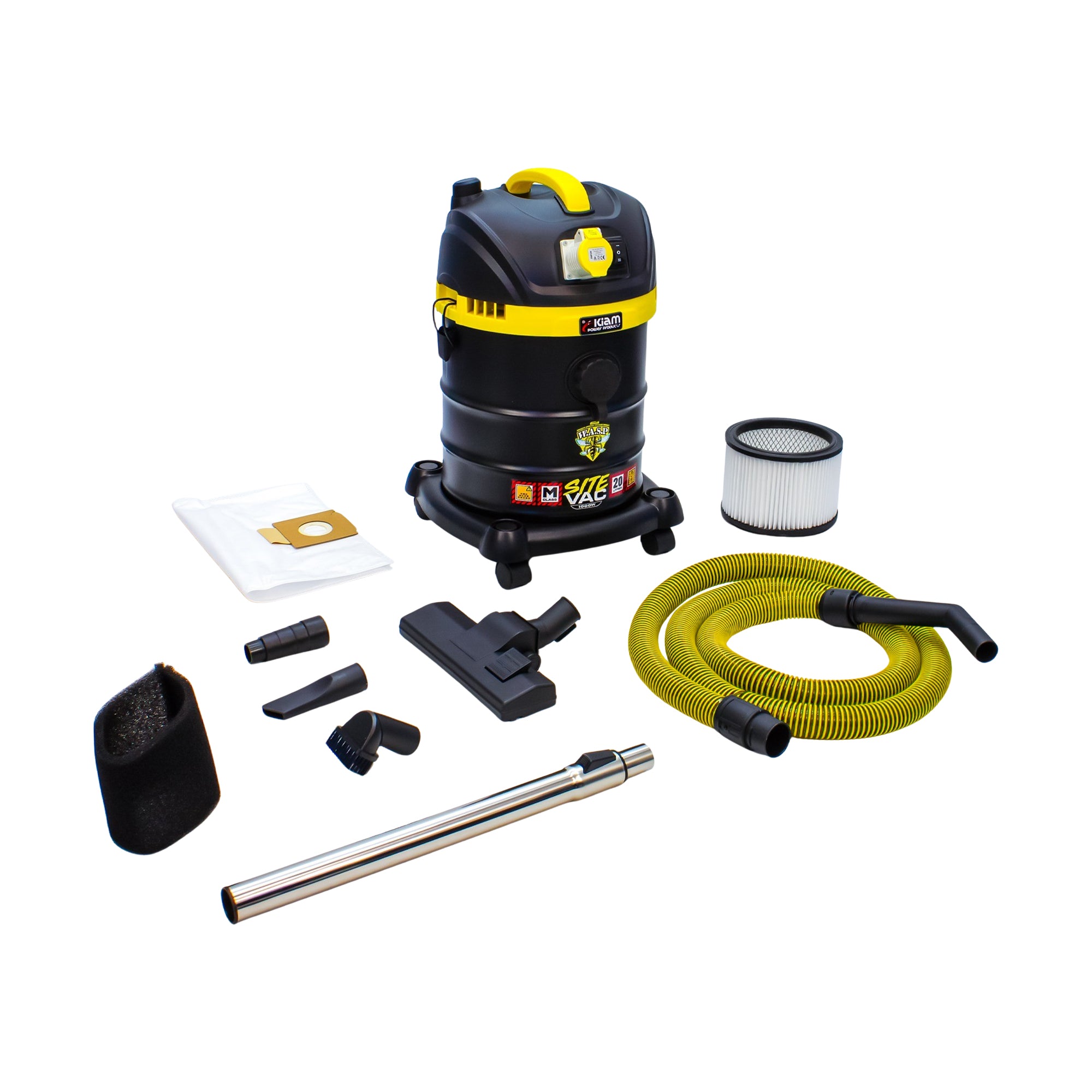 Kiam SiteVac 110V M-Class 1000W Vacuum Cleaner 20L W.A.S.P