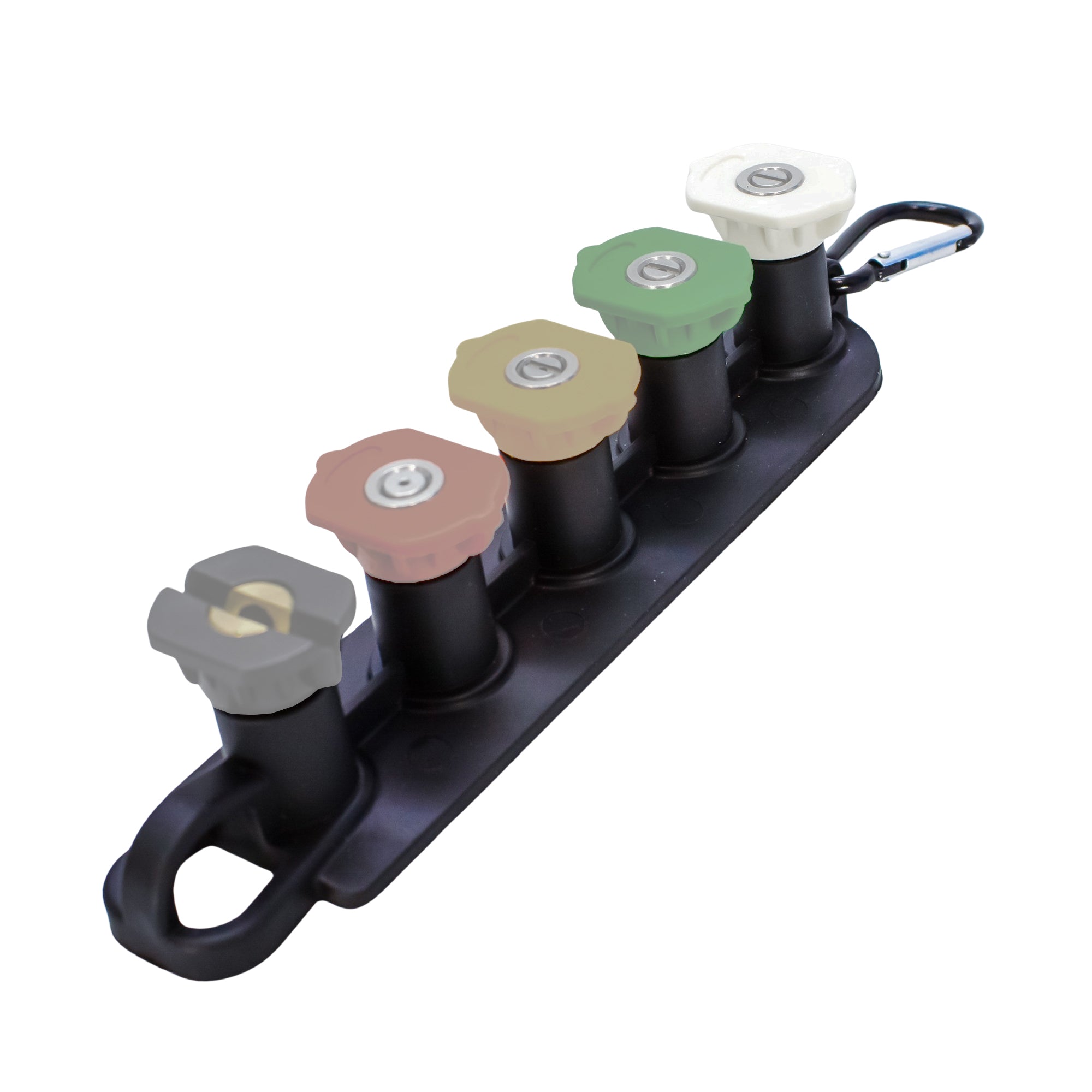 5-Section Nozzle Holder | Organised Storage for Quick-Release Nozzles | No Nozzles Included