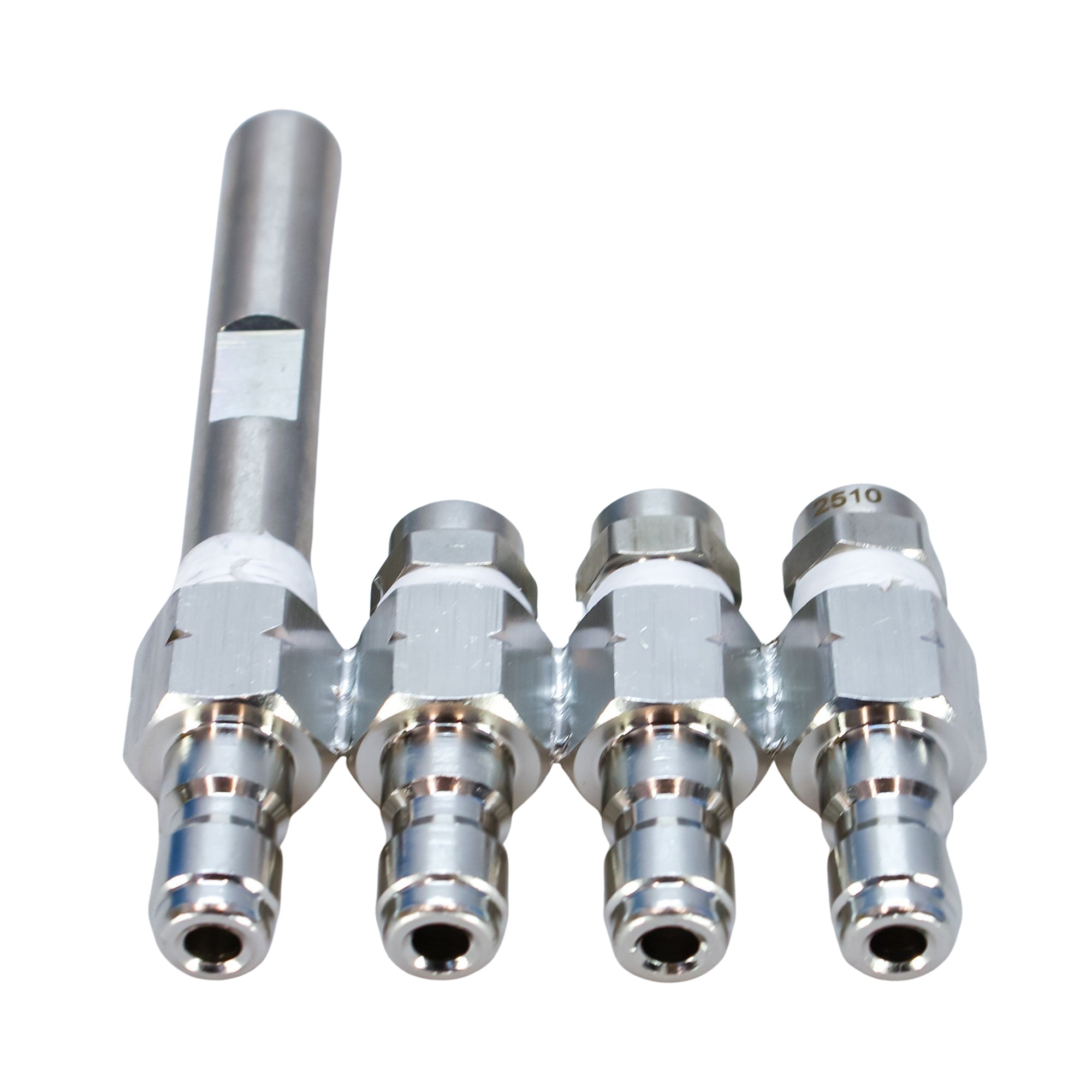 Quick release J-Rod Long Reach & Chemical Nozzles - Stainless Steel (Quad Jet)