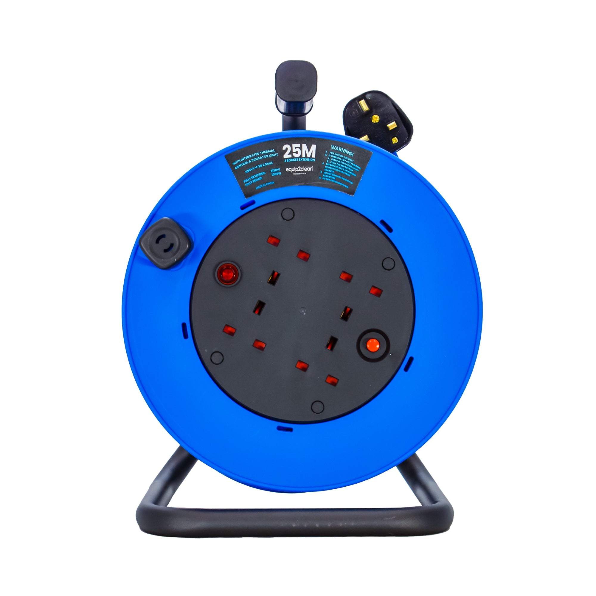 25 Metre Extension Lead - 4 Gang 3120W