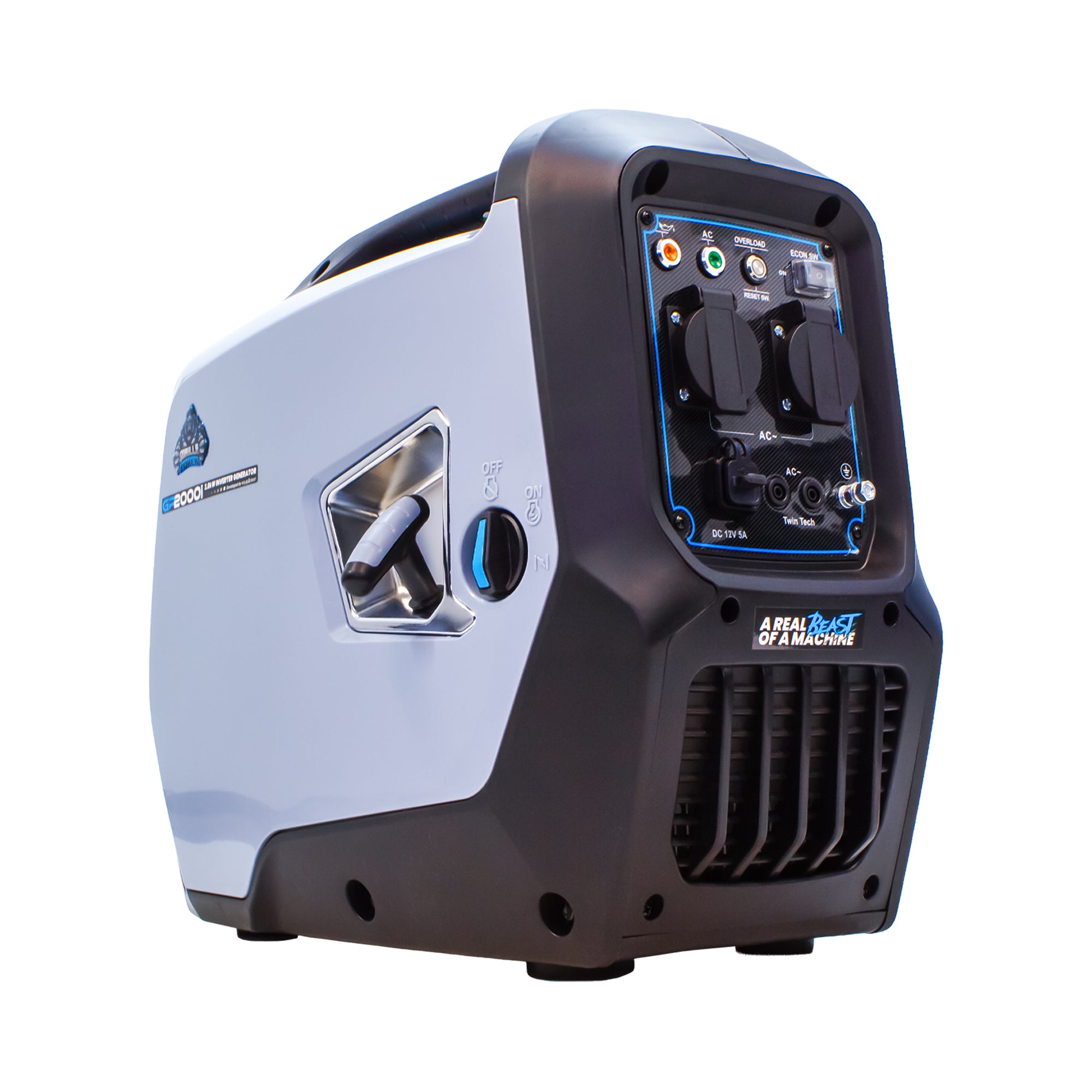 Gorilla Power 2000W Inverter Suitcase Generator - GP2000i  – Ultra-Portable & Fuel Efficient