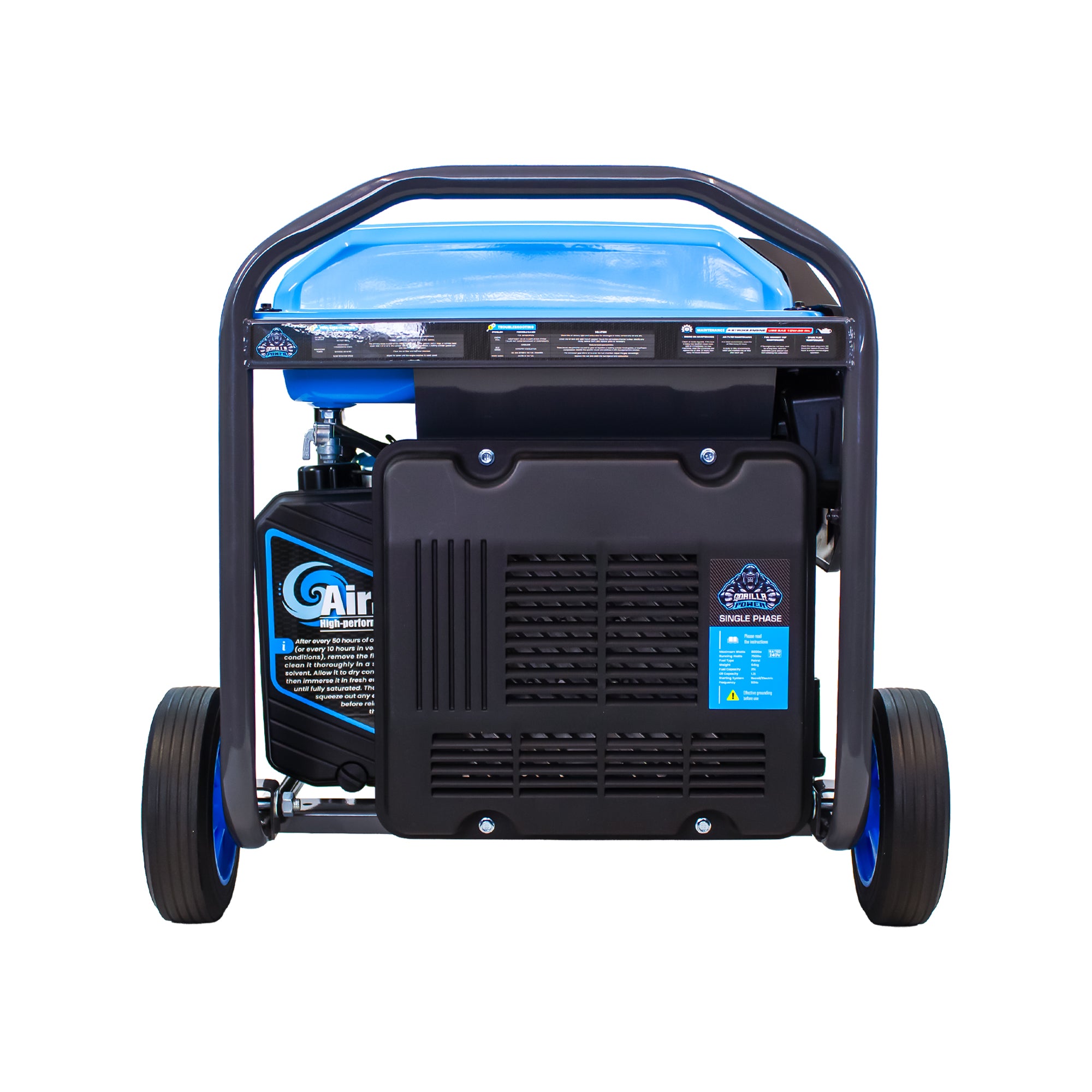 Gorilla Power 8000W Inverter Open Frame Generator with Electric Start - GP8000iE  – High Performance & Fuel Efficient