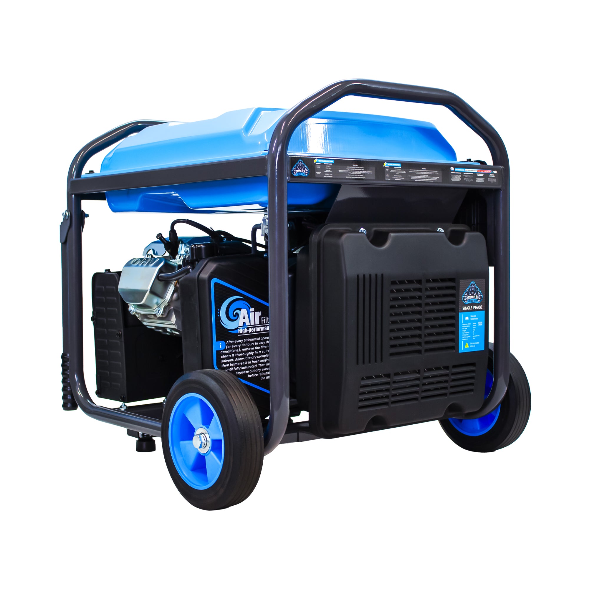 Gorilla Power 8000W Inverter Open Frame Generator with Electric Start - GP8000iE  – High Performance & Fuel Efficient