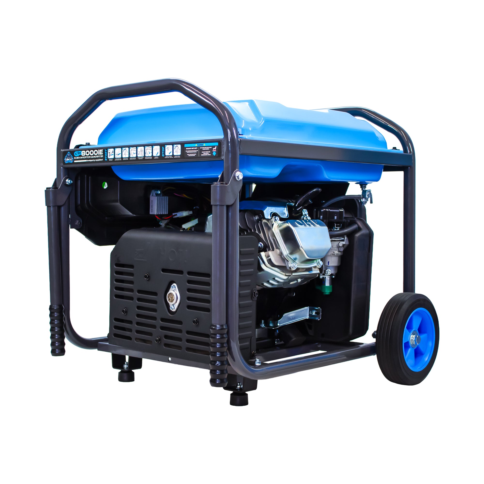 Gorilla Power 8000W Inverter Open Frame Generator with Electric Start - GP8000iE  – High Performance & Fuel Efficient