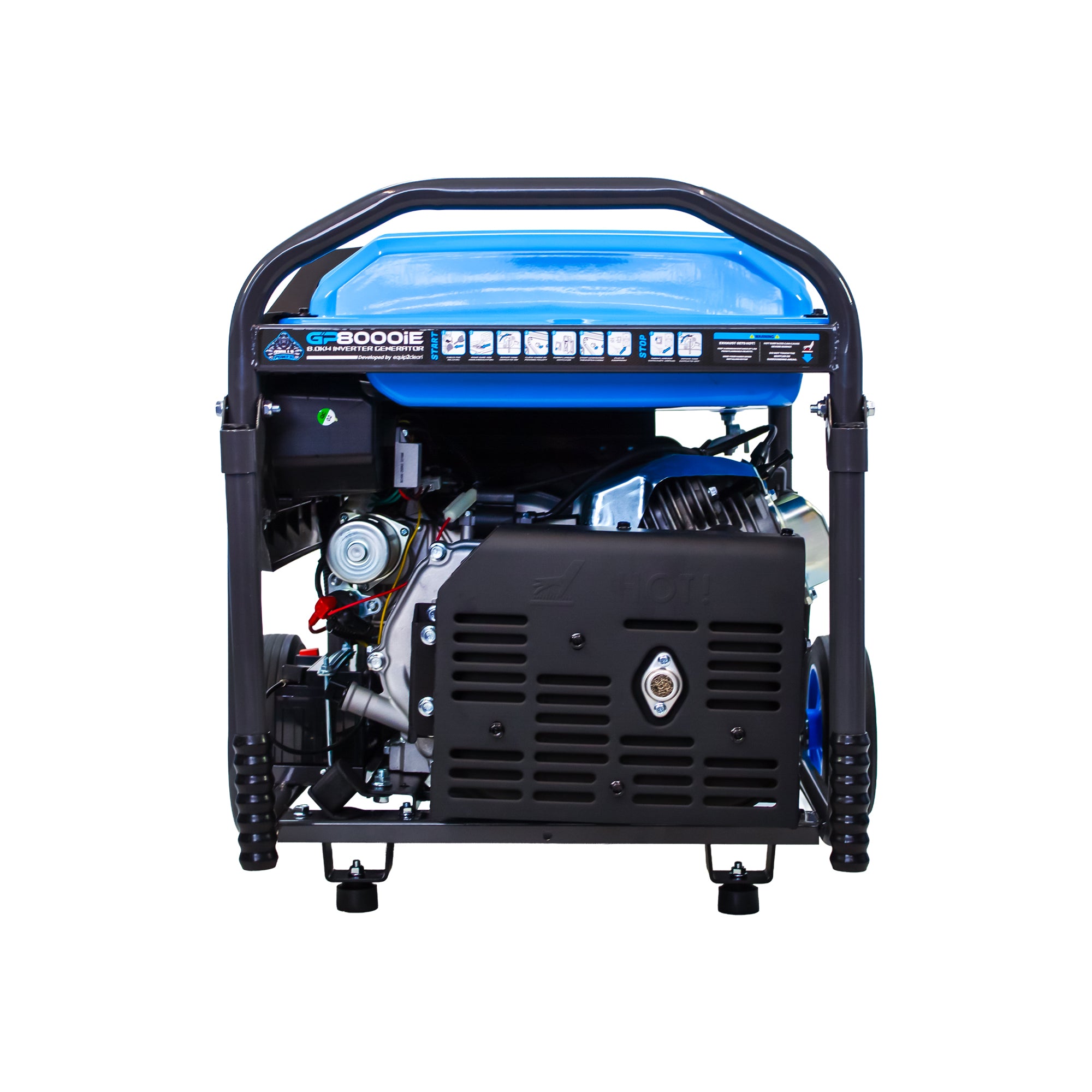 Gorilla Power 8000W Inverter Open Frame Generator with Electric Start - GP8000iE  – High Performance & Fuel Efficient