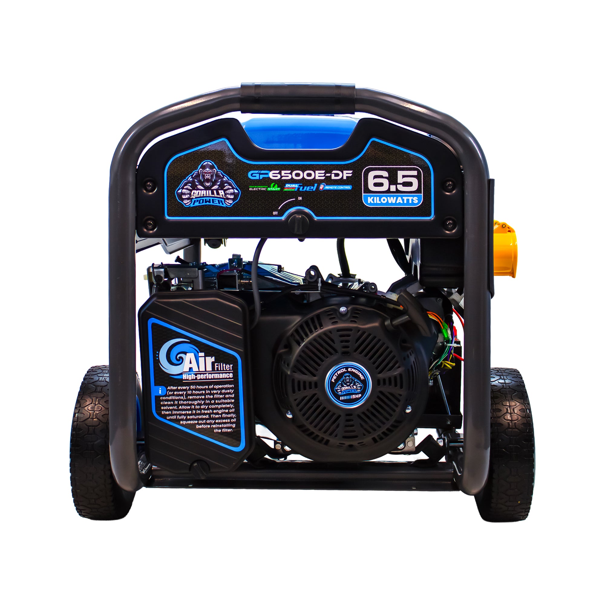 Gorilla Power 6500W Dual-Fuel Generator with Electric Start - GP6500E-DF  – High Performance & Versatile Power