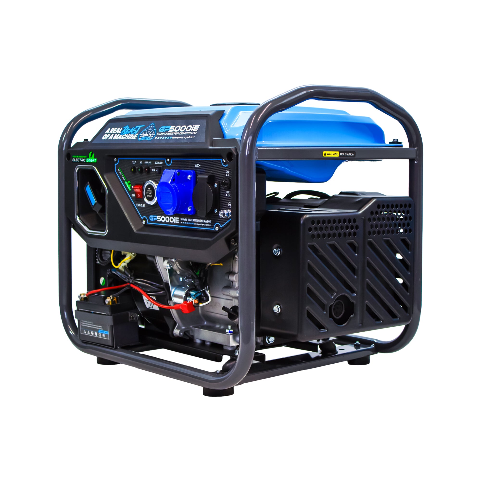 Gorilla Power 5000W Inverter Open Frame Generator with Electric Start - GP5000iE  – Maximum Power & Efficiency