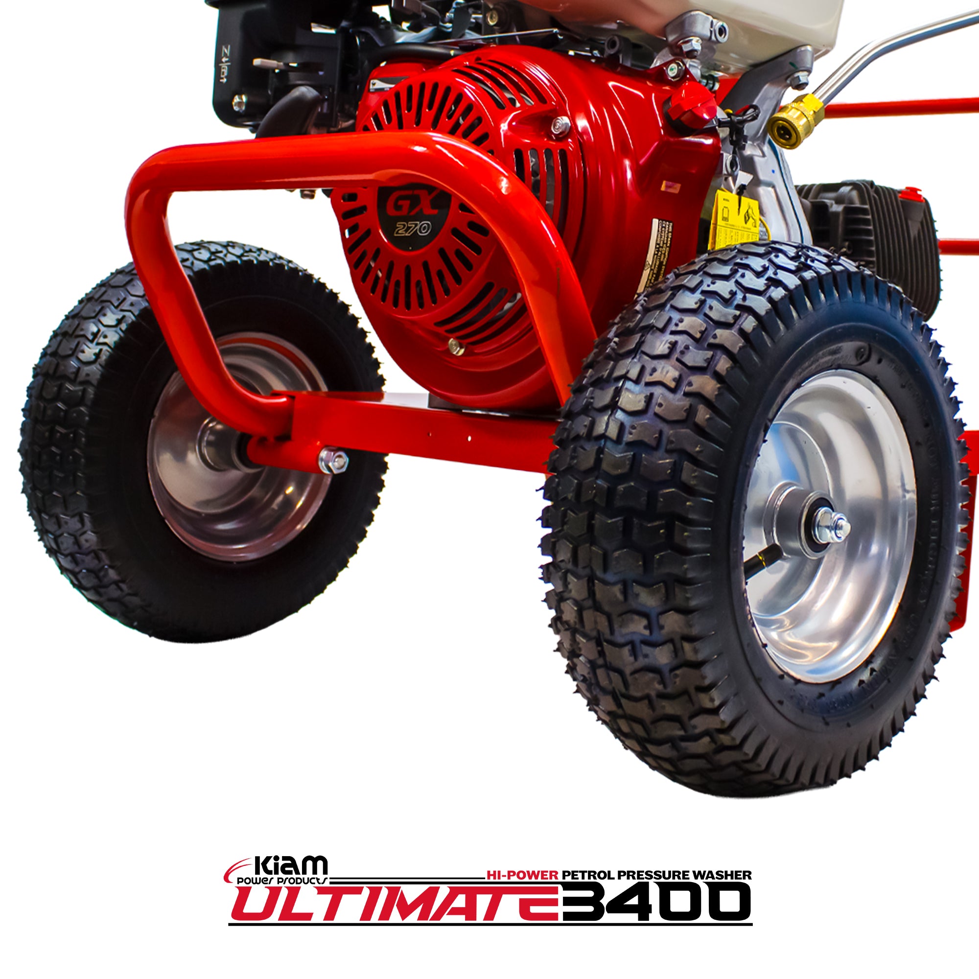 Kiam 3400P Petrol Pressure Washer Honda GX270 Engine 3400 PSI 15 LPM - close-up