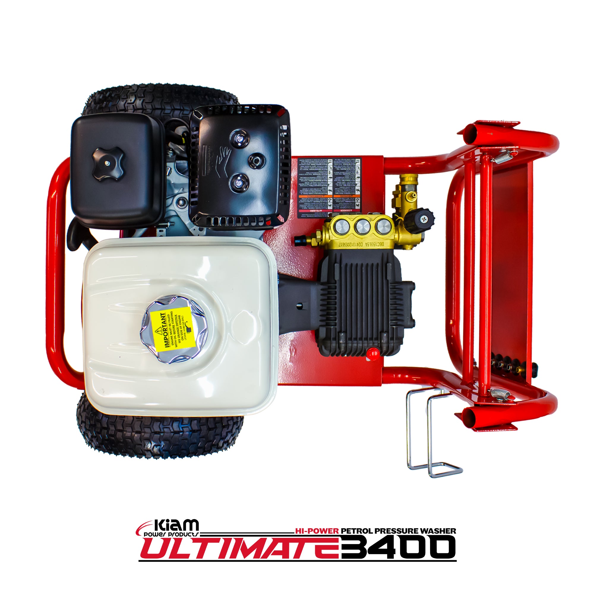 Kiam 3400P Petrol Pressure Washer Honda GX270 Engine 3400 PSI 15 LPM - in use