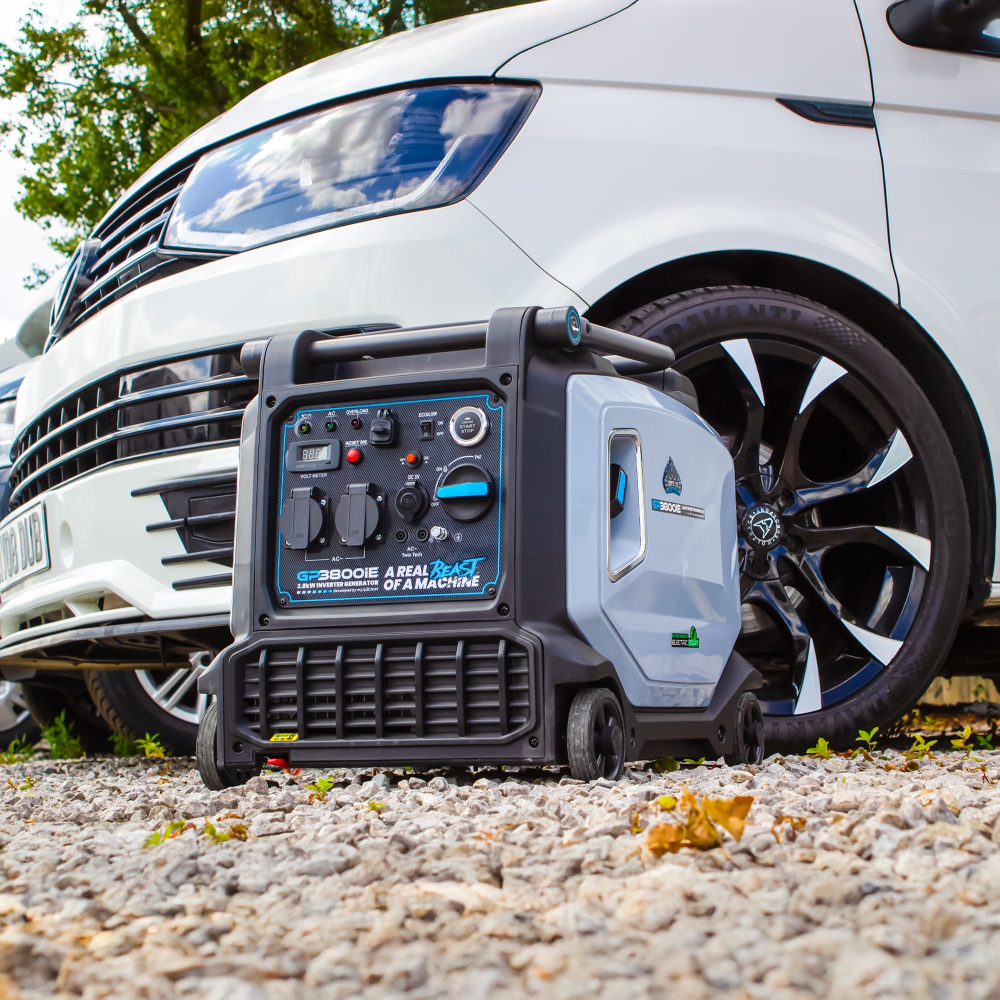 Gorilla Power 3800W Inverter Suitcase Generator with Electric Start - GP3800iE  – Reliable Power On-The-Go