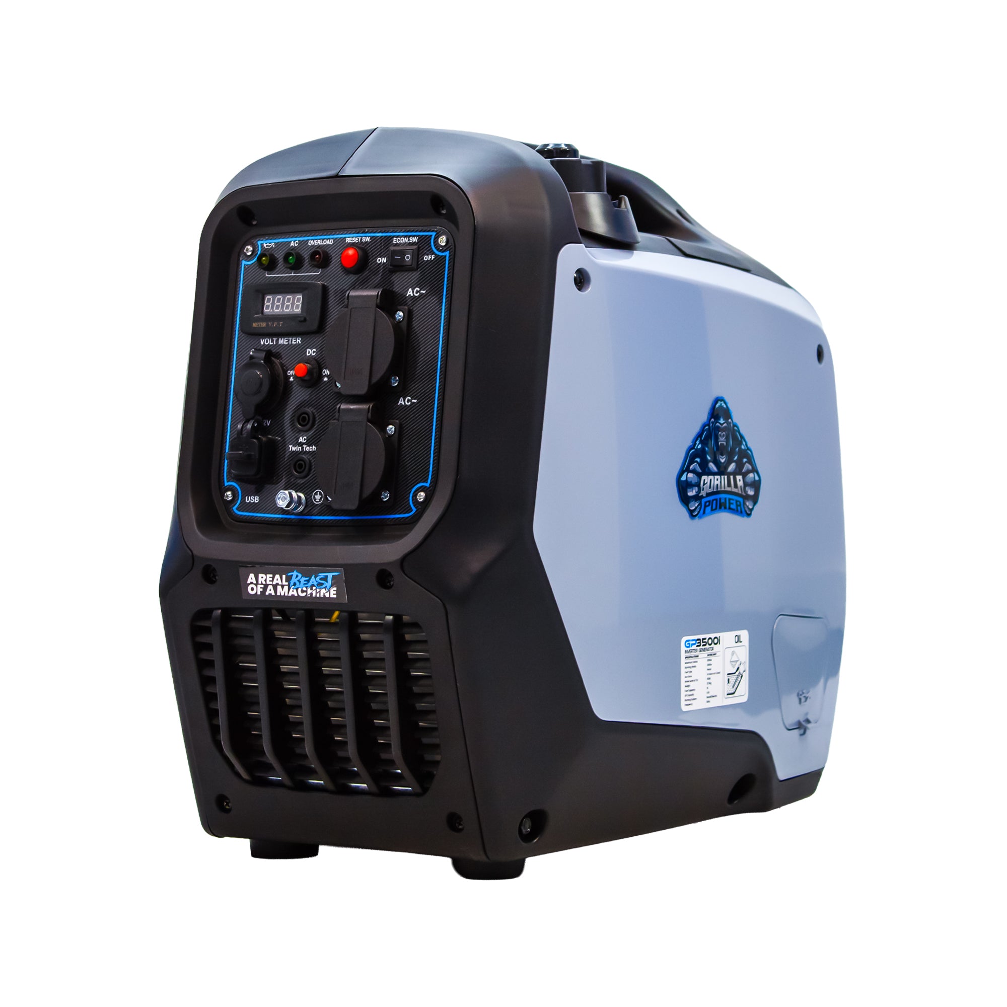 Gorilla Power 3500W Inverter Suitcase Generator - GP3500i – Powerful & Fuel Efficient