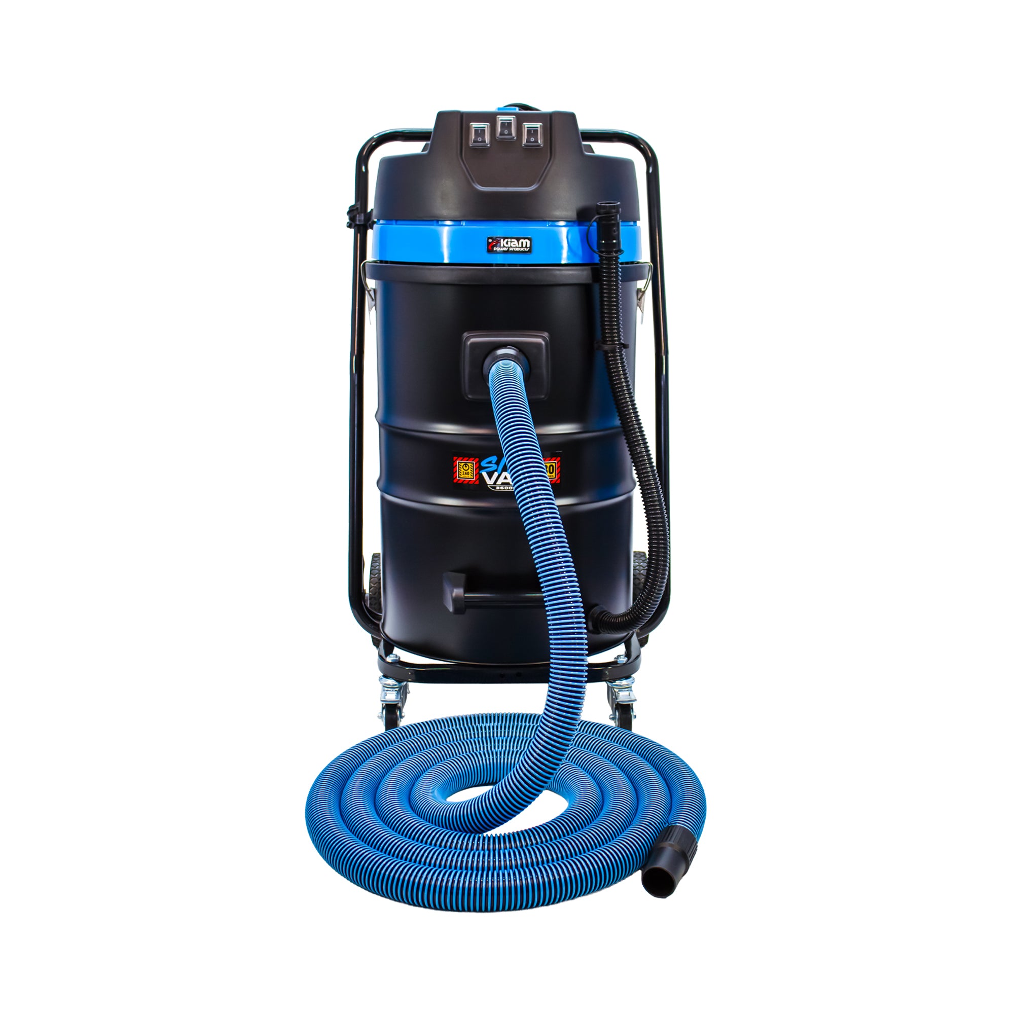 Kiam SiteVac KV80-3 3600W Triple Motor Industrial Wet and Dry Vacuum Cleaner (Car wash / Gutter Cleaning)