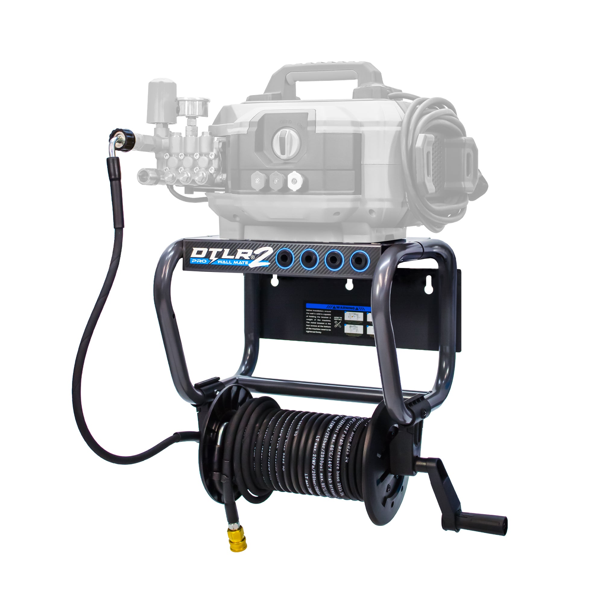 Kiam DTLR2 PRO® Wall Mount Frame and Hose Reel