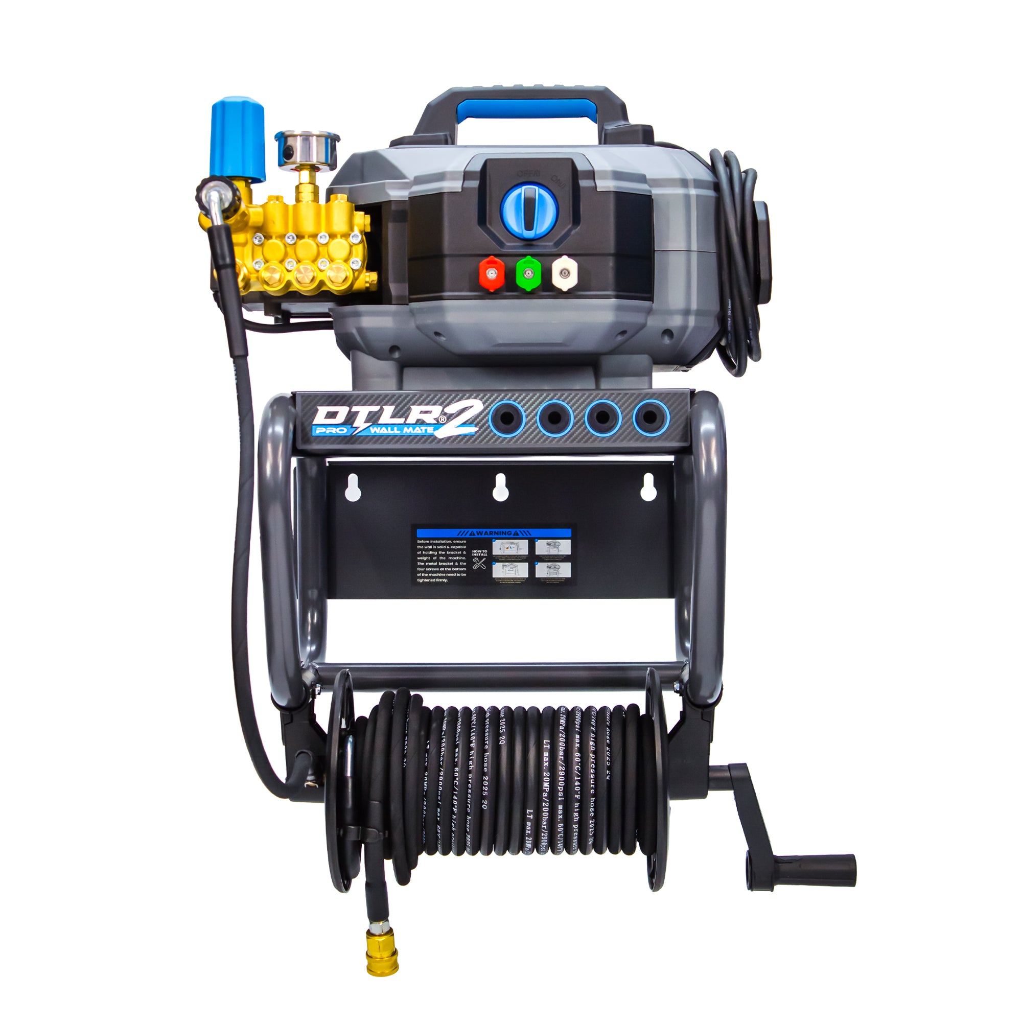 Kiam DTLR2 PRO® Wall Mount Frame and Hose Reel