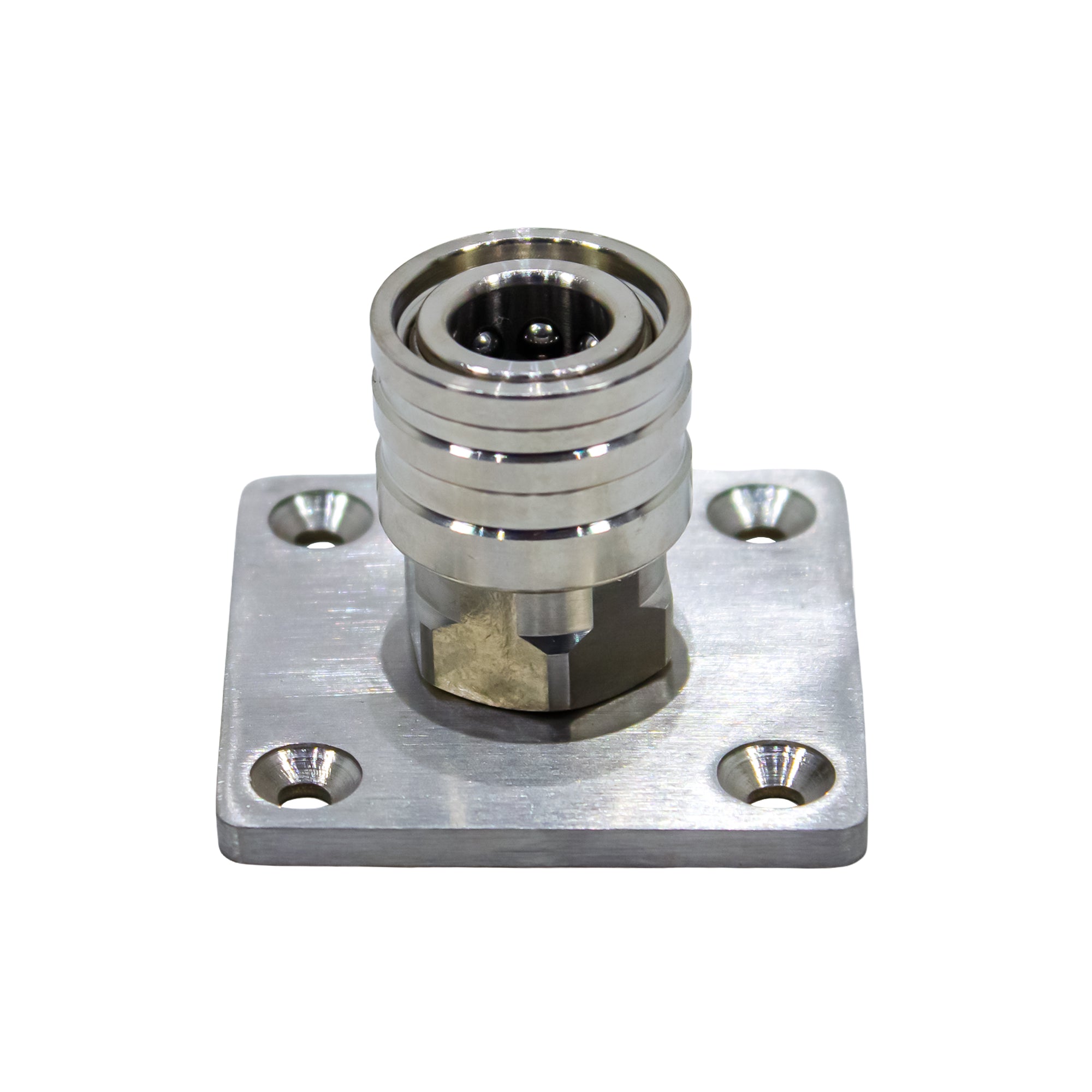 Pro‑Grade Stainless Steel 1/4" Nozzle Holder – Single Quick‑Connect Clip, Rugged Metal Build, Fits All Standard 1/4" Quick...