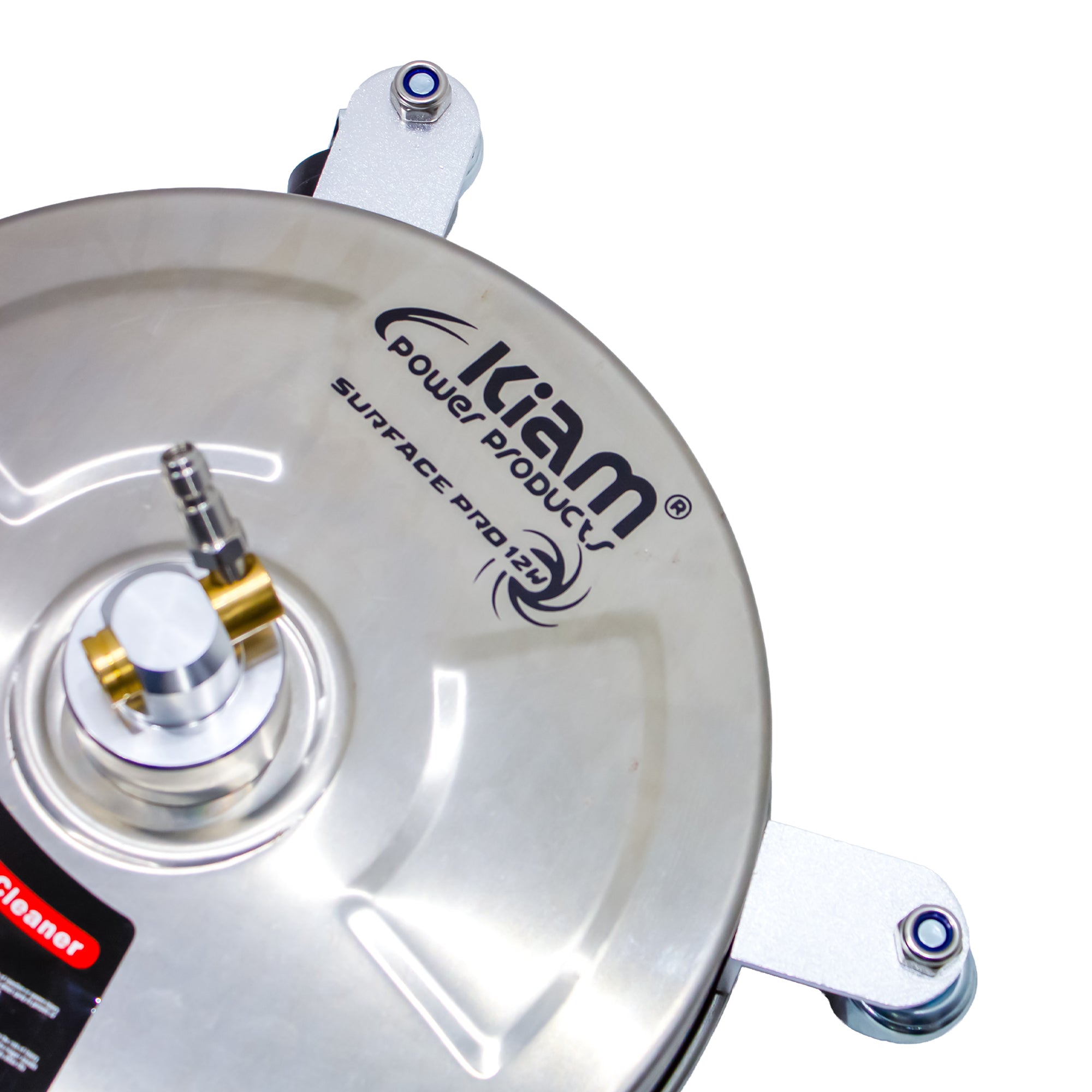 Kiam SurfacePro 12 Rotary Surface Cleaner Floor Tool Steel 12" - side view