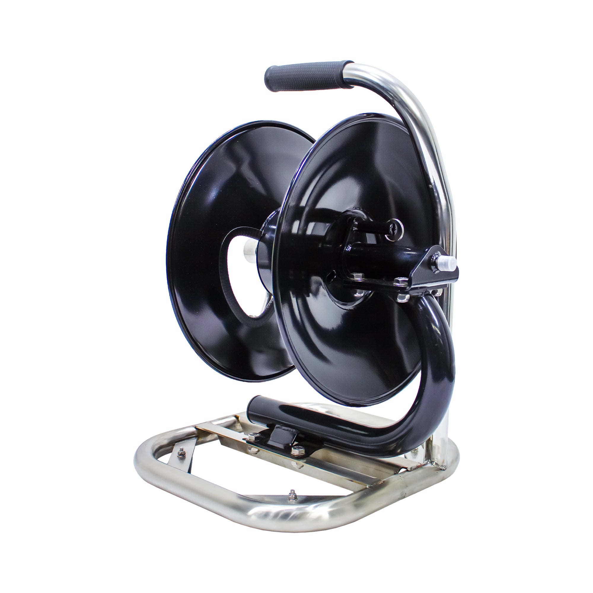 Heavy-Duty Hose Reel - in use