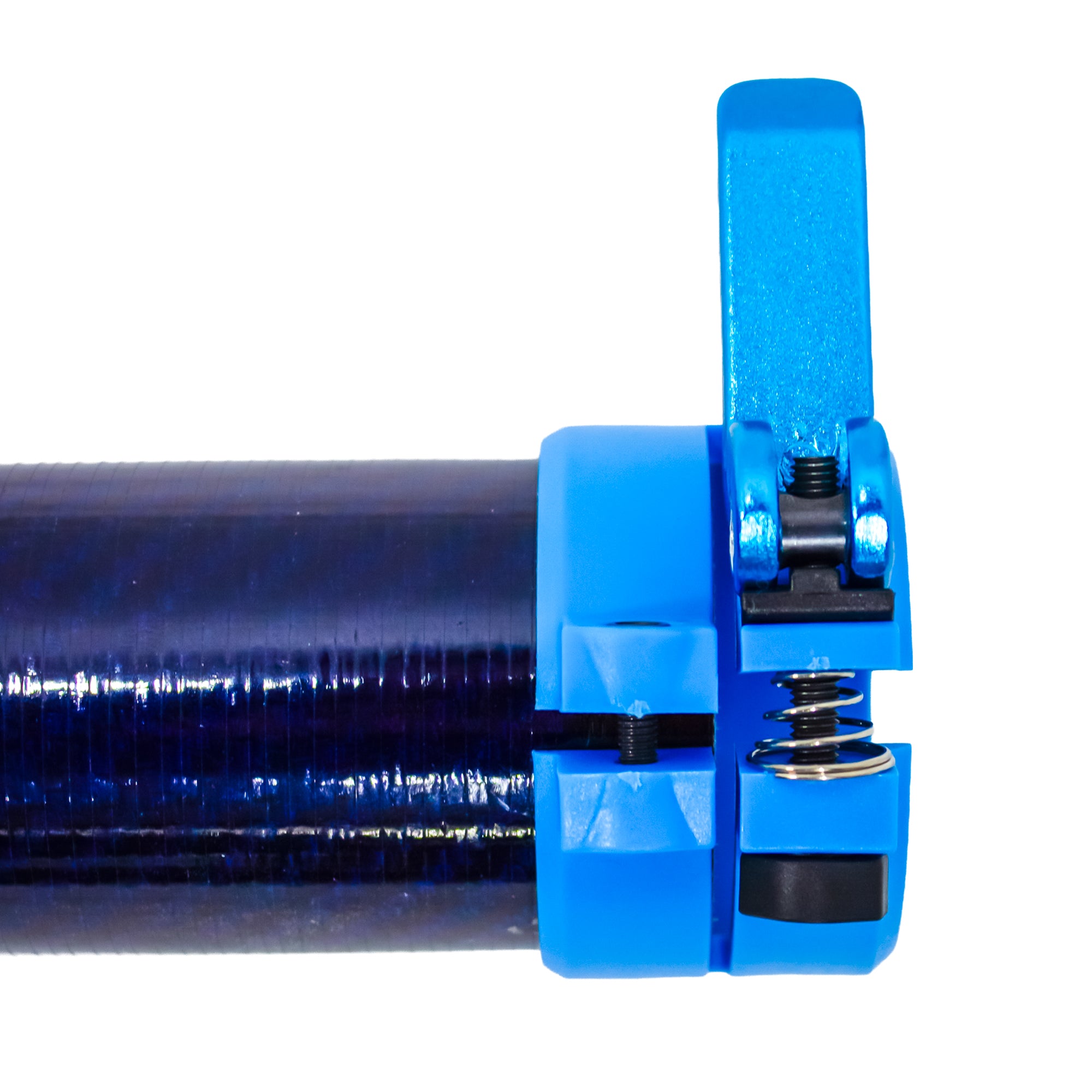 Kevlar Weave Carbon Fibre Clamped Gutter vacuum pole (51mm Diameter) - alternate angle