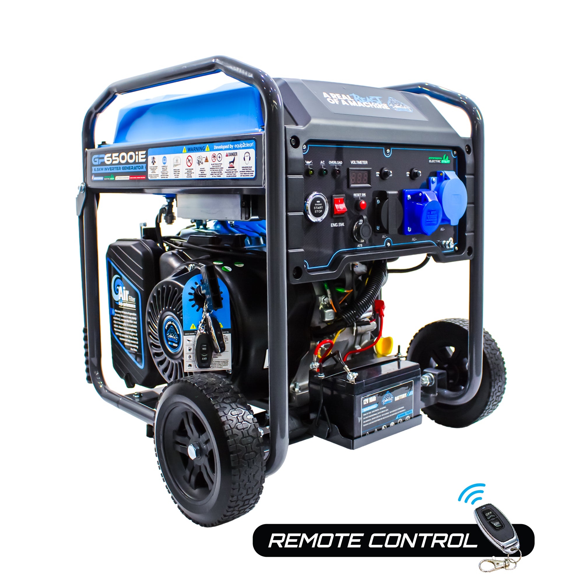 Gorilla Power 6500W Inverter Open Frame Generator with Electric Start - GP6500iE  – High Performance & Fuel Efficient